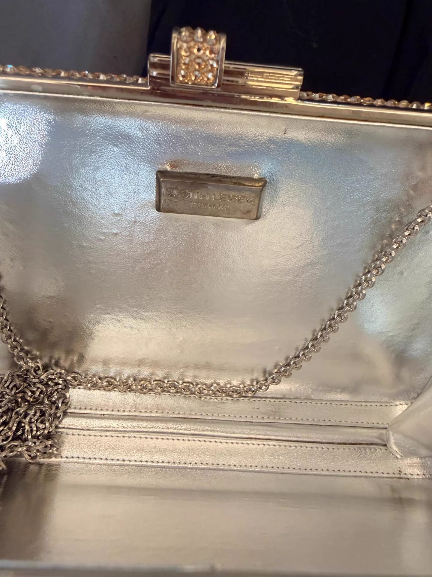 Judith Leiber Judith Leiber champagne gold pave clutch chain Size ONE SIZE - 2 Thumbnail