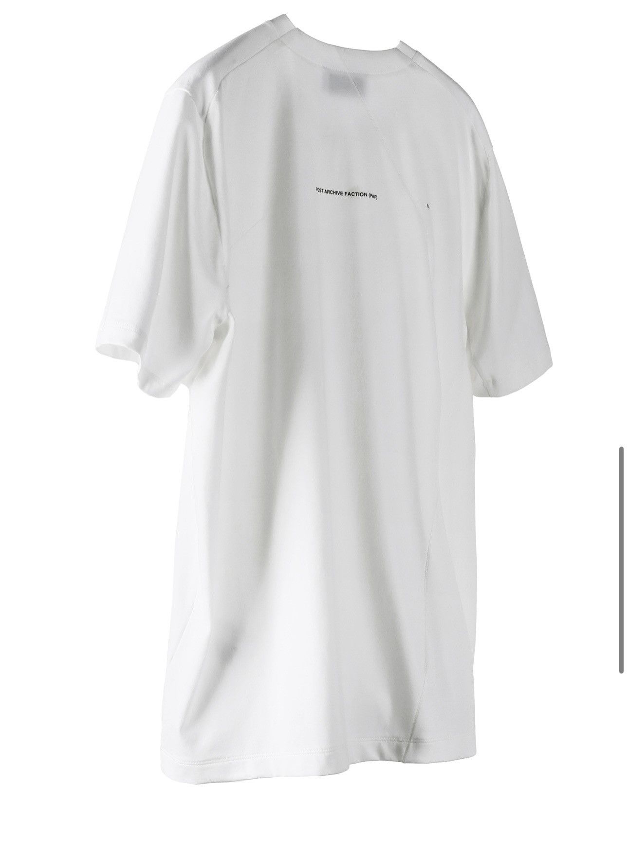 POST ARCHIVE FACTION (PAF) Post Achieve Faction PAF 6.0 T-shirt CENTER (WHITE) Size US XL / EU 56 / 4 - 3 Thumbnail