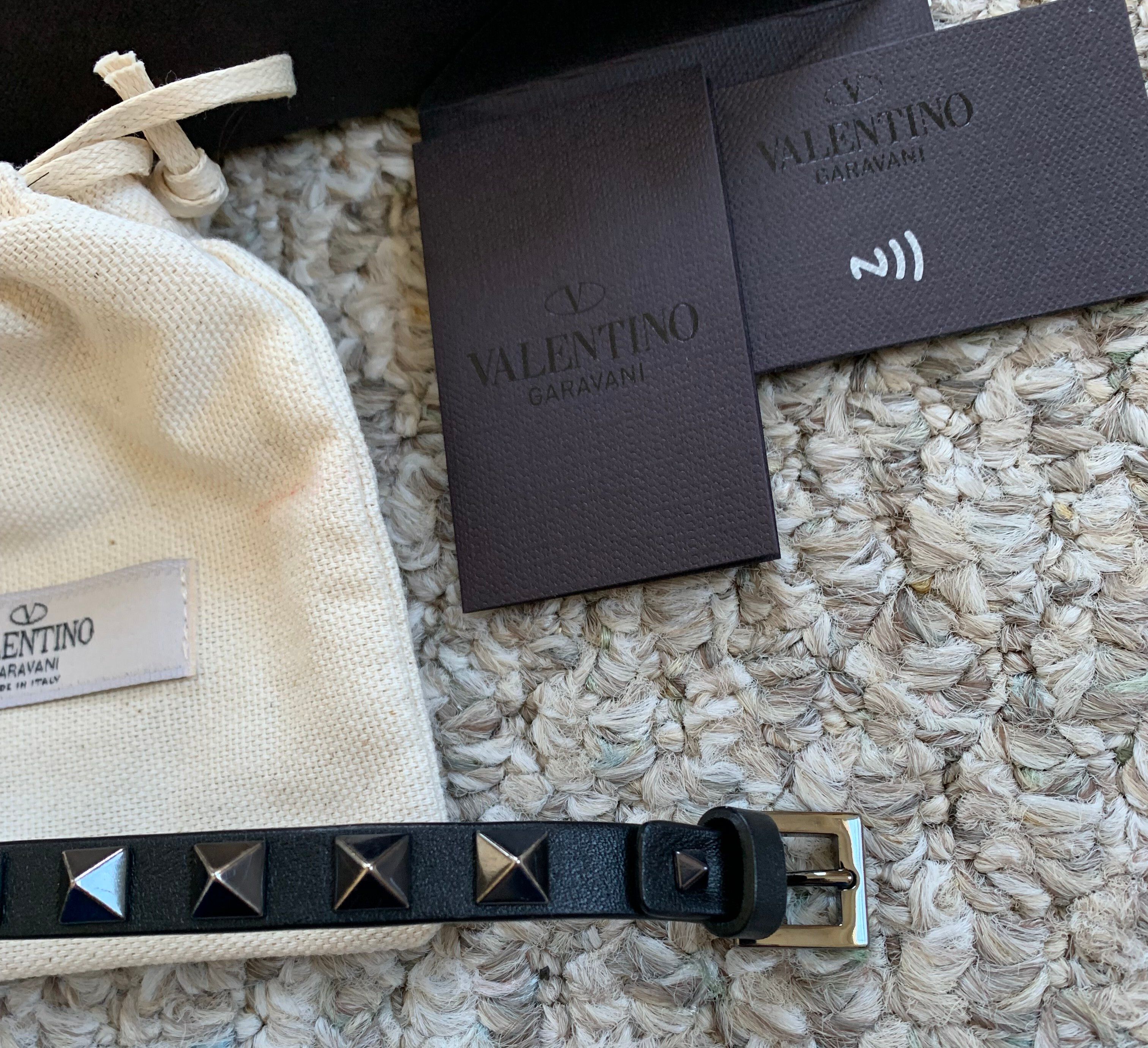 Valentino Valentino Studded Leather Bracelet + Accessories Size ONE SIZE - 2 Preview