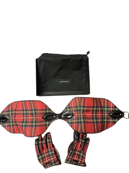 Dsquared2 CHECKERED SET (BELT + GLOVES) Size ONE SIZE - 2 Thumbnail