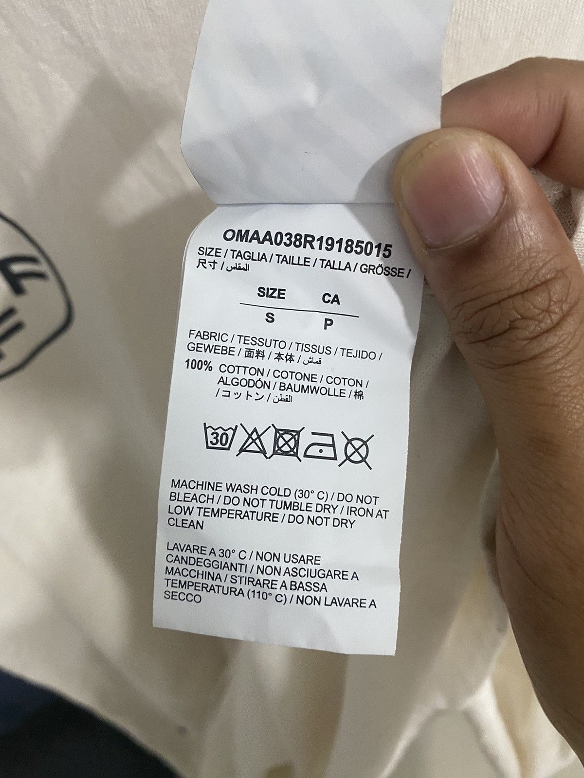 Off-White Off White "IMPRESSIONISM" Stencil Tee Big Embroided Size US S / EU 44-46 / 1 - 11 Thumbnail