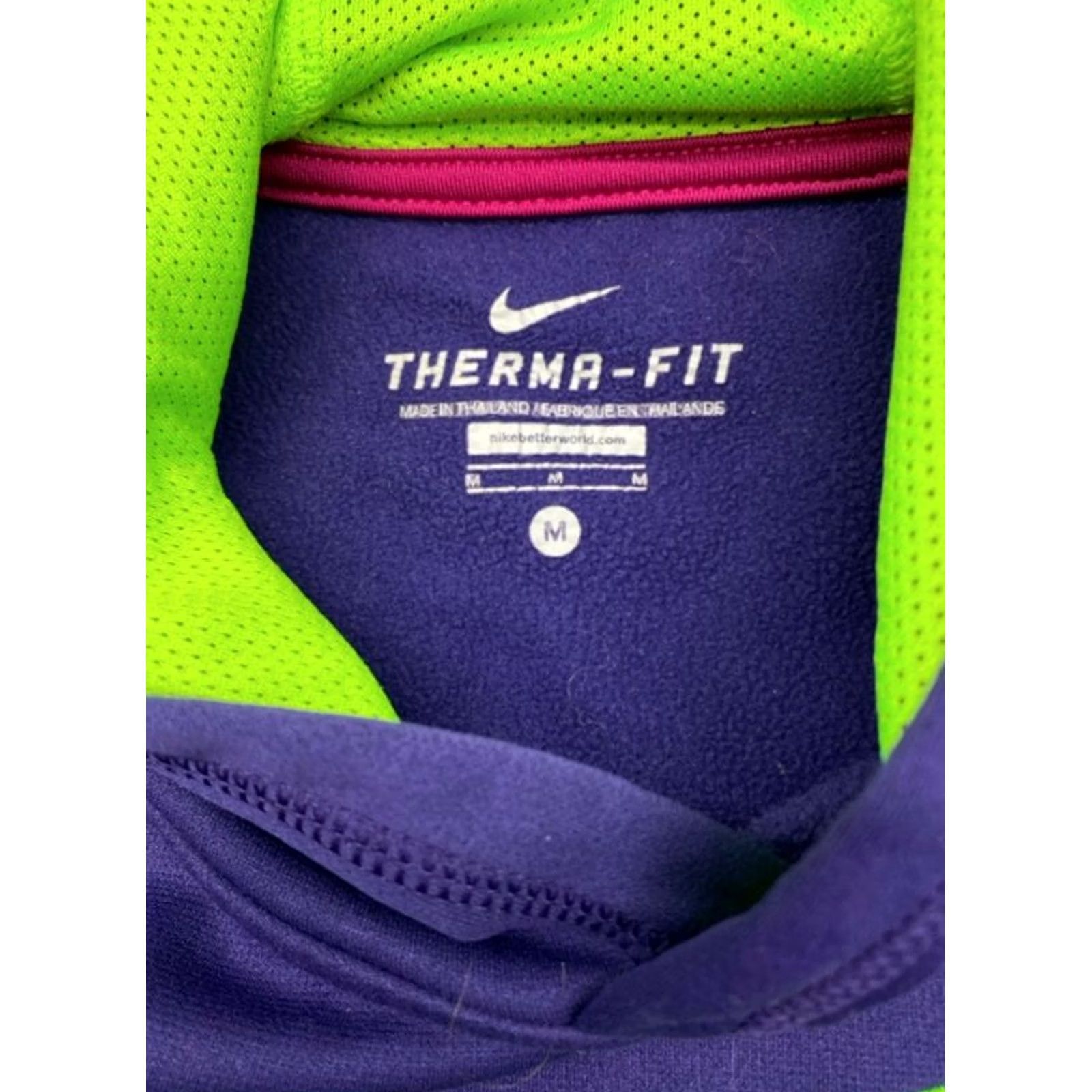 Nike Nike Therma-Fit Hoodie Womens M Purple Long Sleeve Nike Therma Size M / US 6-8 / IT 42-44 - 6 Thumbnail