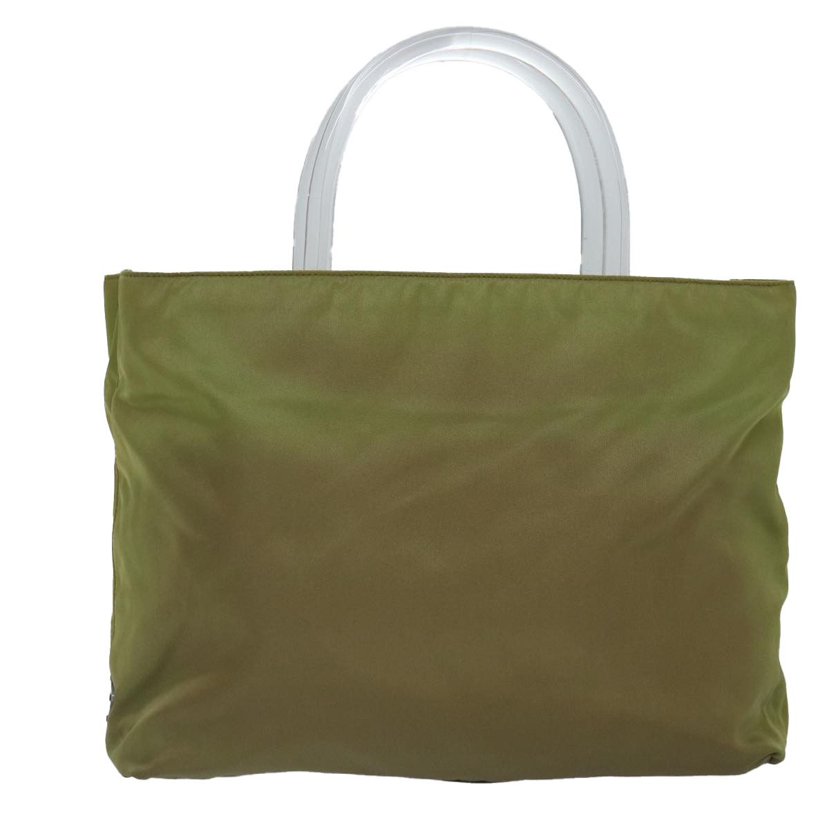 Prada Tessuto Khaki Synthetic Handbag (Pre-Owned) Size ONE SIZE - 1 Thumbnail