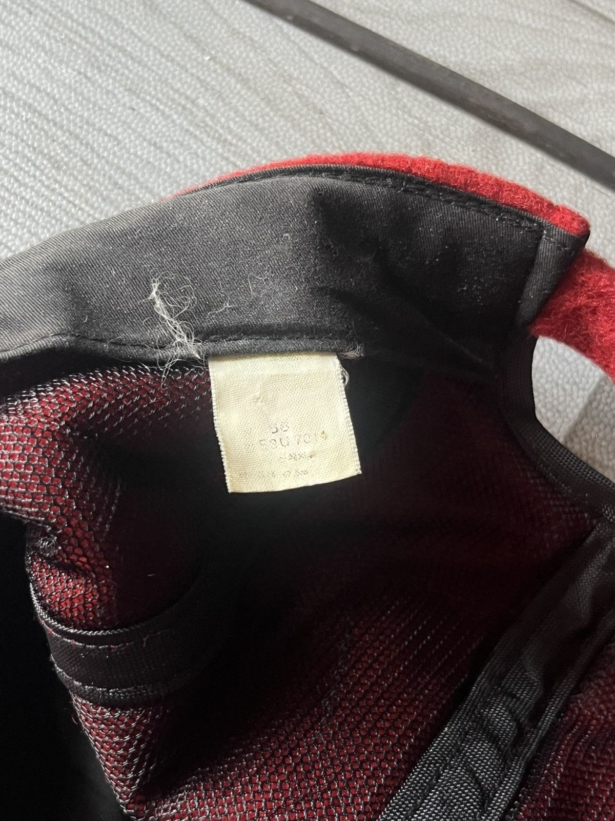 Guess 90s Guess Strap Back Cap Wool Size ONE SIZE - 6 Thumbnail