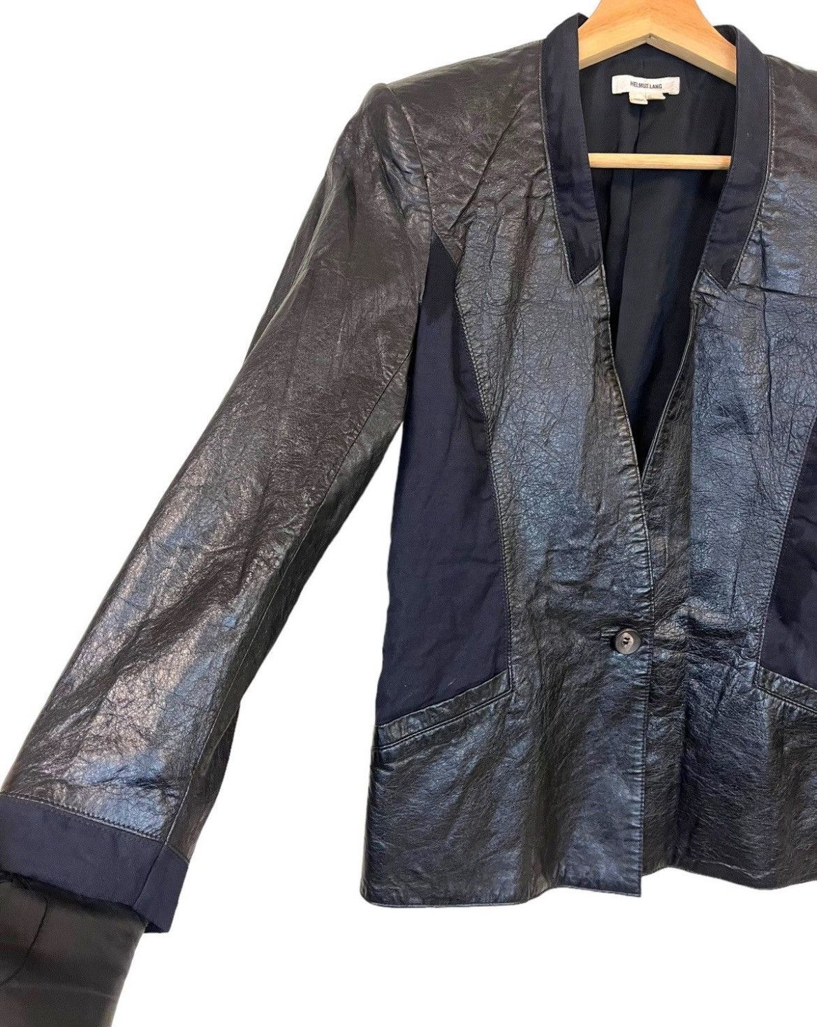 Helmut Lang Helmut Lang Leather Jacket Size US S / EU 44-46 / 1 - 3 Thumbnail