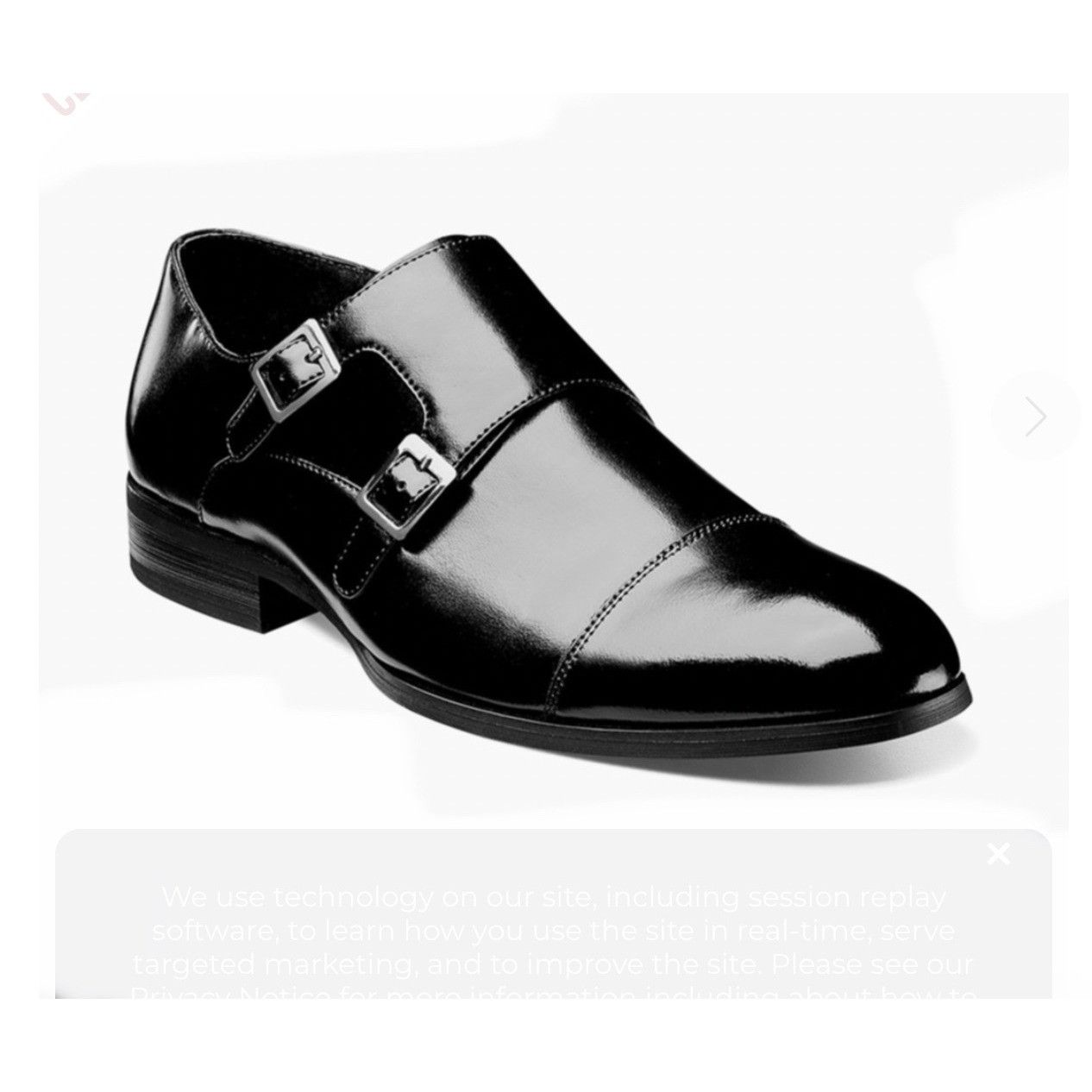 Stacy Adams Stacy Adams Gordon Cap Toe Monk Strap Sz 10 M Size US 10 / EU 43 - 10 Thumbnail