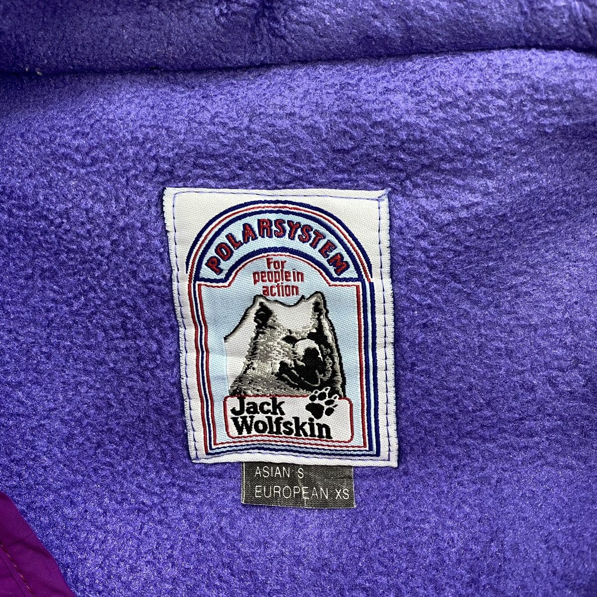 Jack Wolfskin × Vintage Vintage JACK WOLFSKIN Embroidered Logo Retro Sherpa Fleece Size US S / EU 44-46 / 1 - 3 Thumbnail