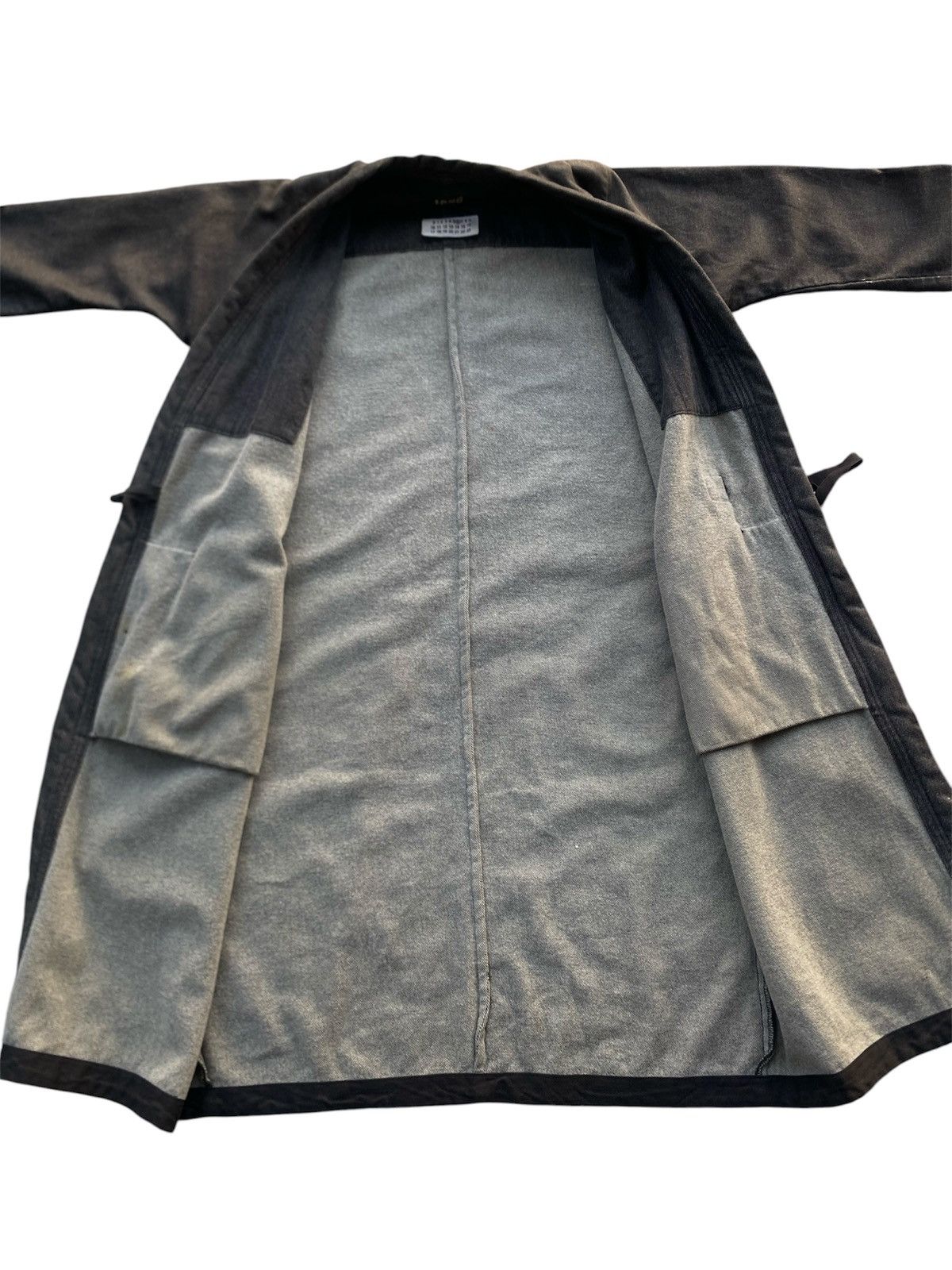 Maison Margiela ‼️LAST DROP‼️MM6 Long Coat Wrap Denim Jacket Kimono AvantGarde Size US M / EU 48-50 / 2 - 11 Thumbnail