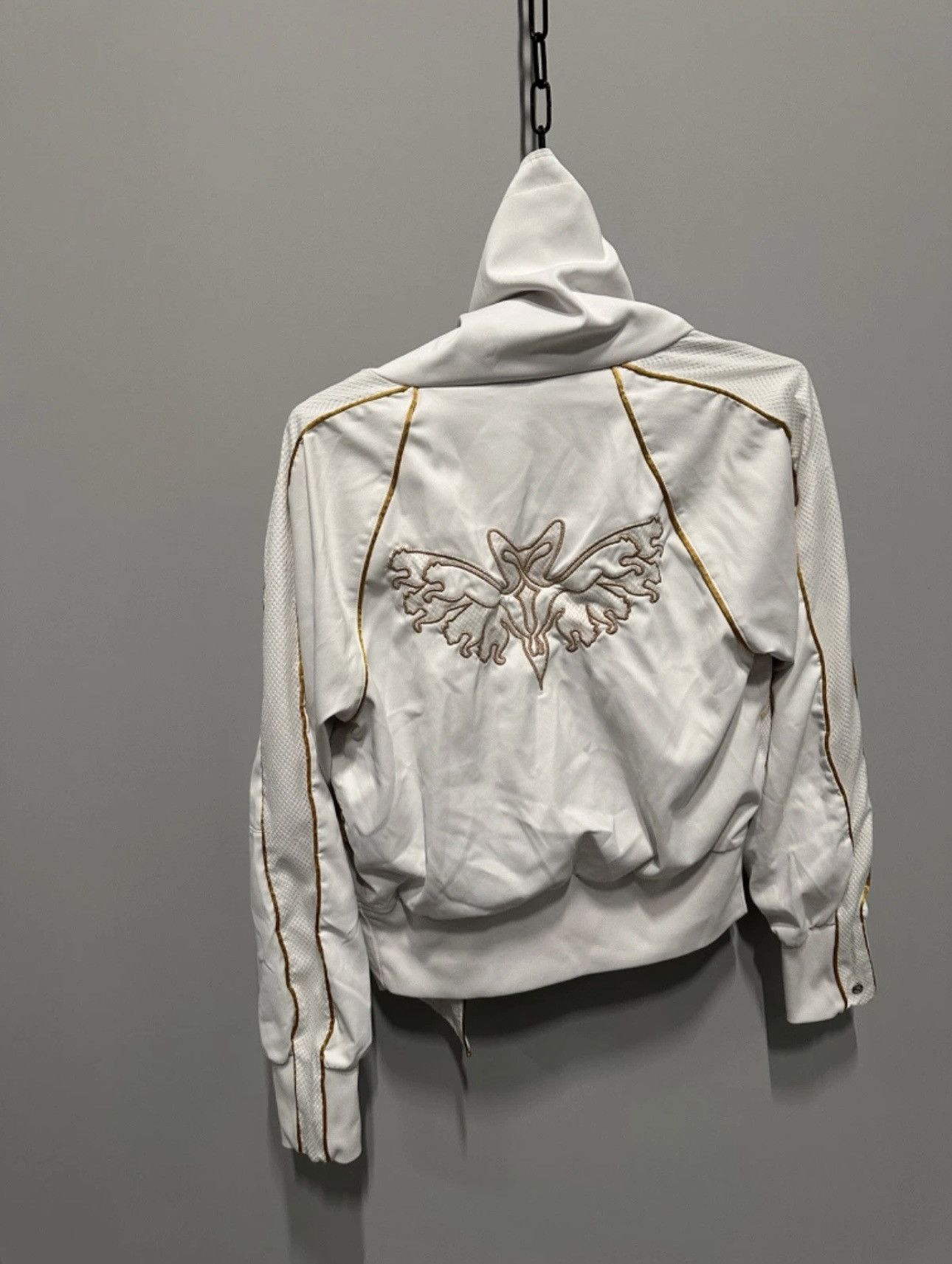 Puma JAPANESE STYLE! Puma Vintage Jacket Gold Logo Y2K 2000s Size XS / US 0-2 / IT 36-38 - 3 Thumbnail