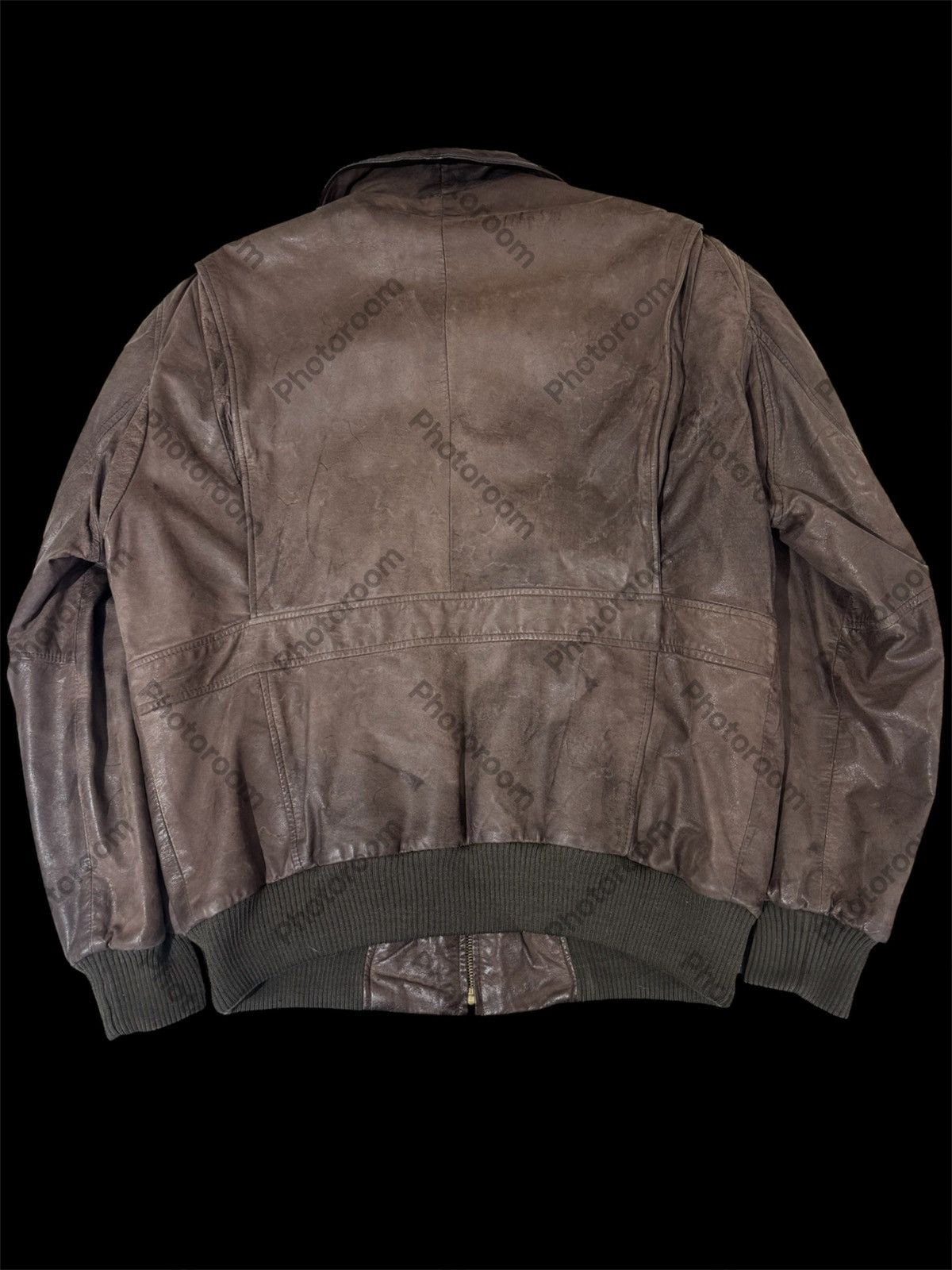 Other Vintage aviator leather jacket bomber Size US XL / EU 56 / 4 - 2 Thumbnail