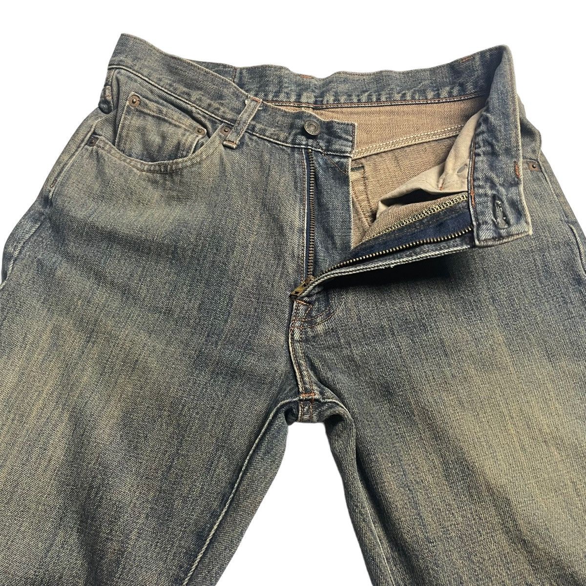 If Six Was Nine 🇯🇵 VINTAGE GOLD RUSH RUSTY MUD WASHED DENIM PANTS Size US 30 / EU 46 - 9 Thumbnail