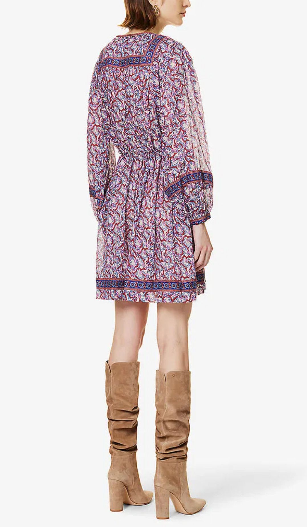 Isabel Marant Etoile Isabel Marant Etoile Gilinesia Print-Embellished Dress EU 36 Size XS / US 0-2 / IT 36-38 - 2 Thumbnail