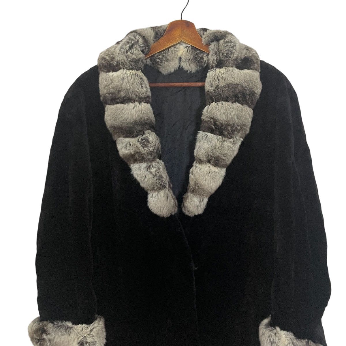 Saga Outerwear Vintage Saga Minx Fur Long Jacket Size US L / EU 52-54 / 3 - 4 Thumbnail