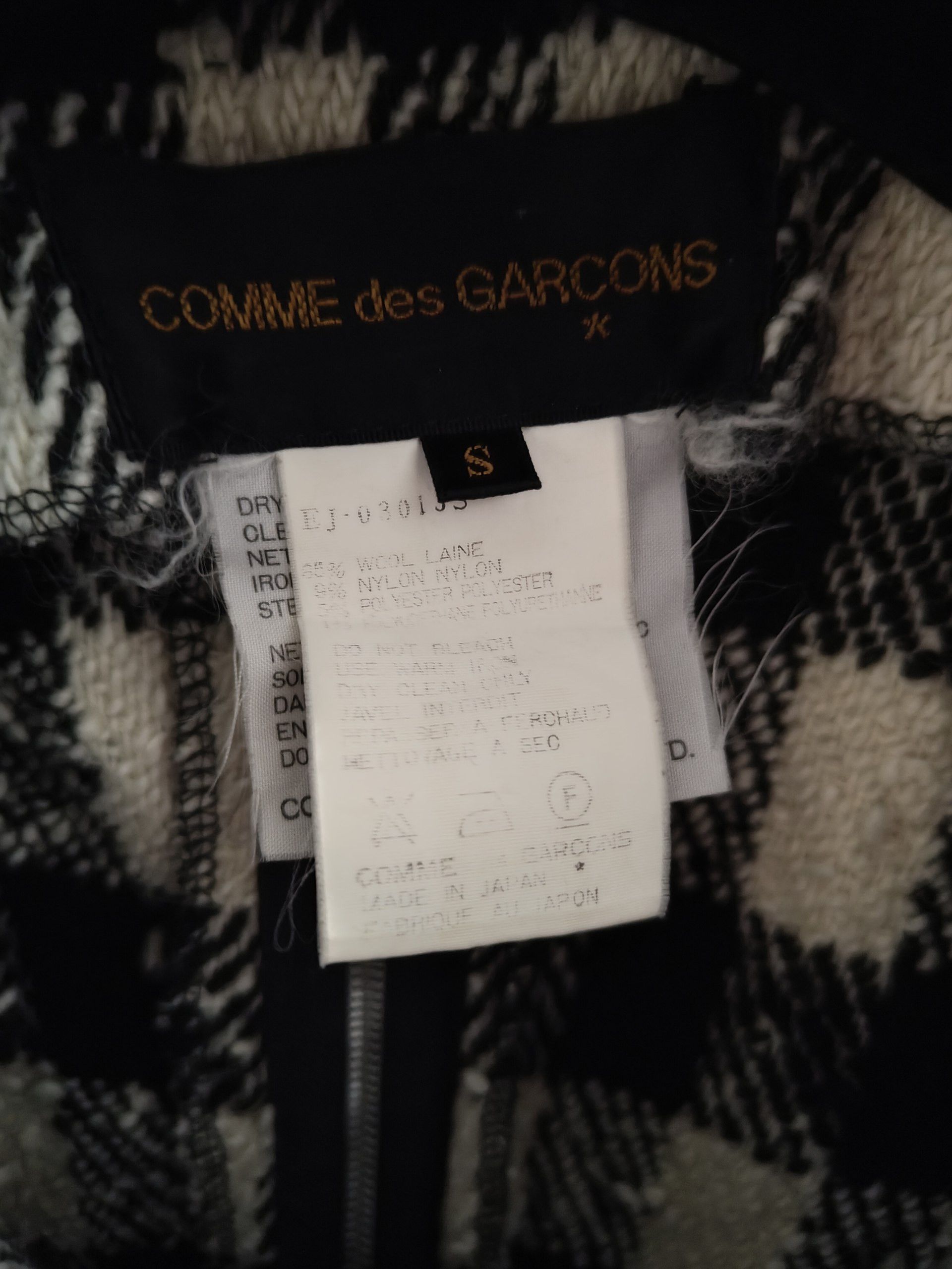 Comme des Garcons Comme des Garcons Archive 1991 FW Wool Coat CDG Jacket Size S / US 4 / IT 40 - 7 Thumbnail