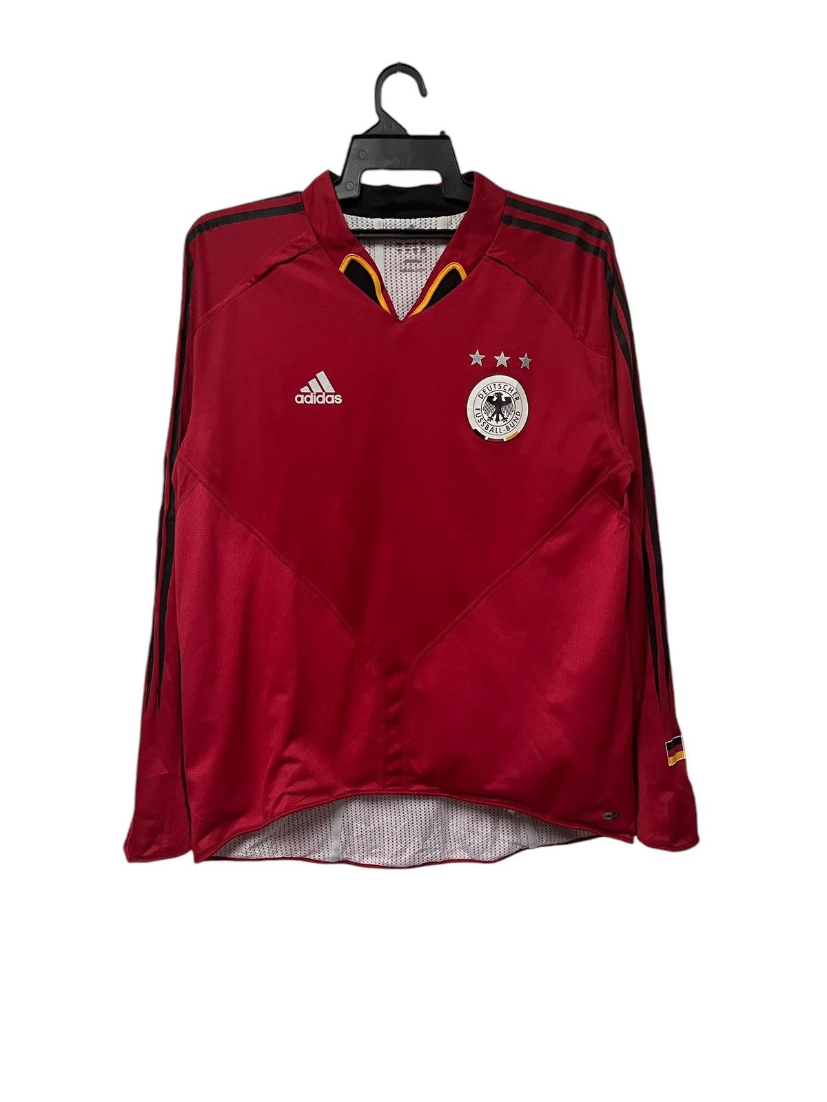 Other 🔥Germany 04/05 Away Football Jersey L/S Player Issue Size US XL / EU 56 / 4 - 2 Thumbnail