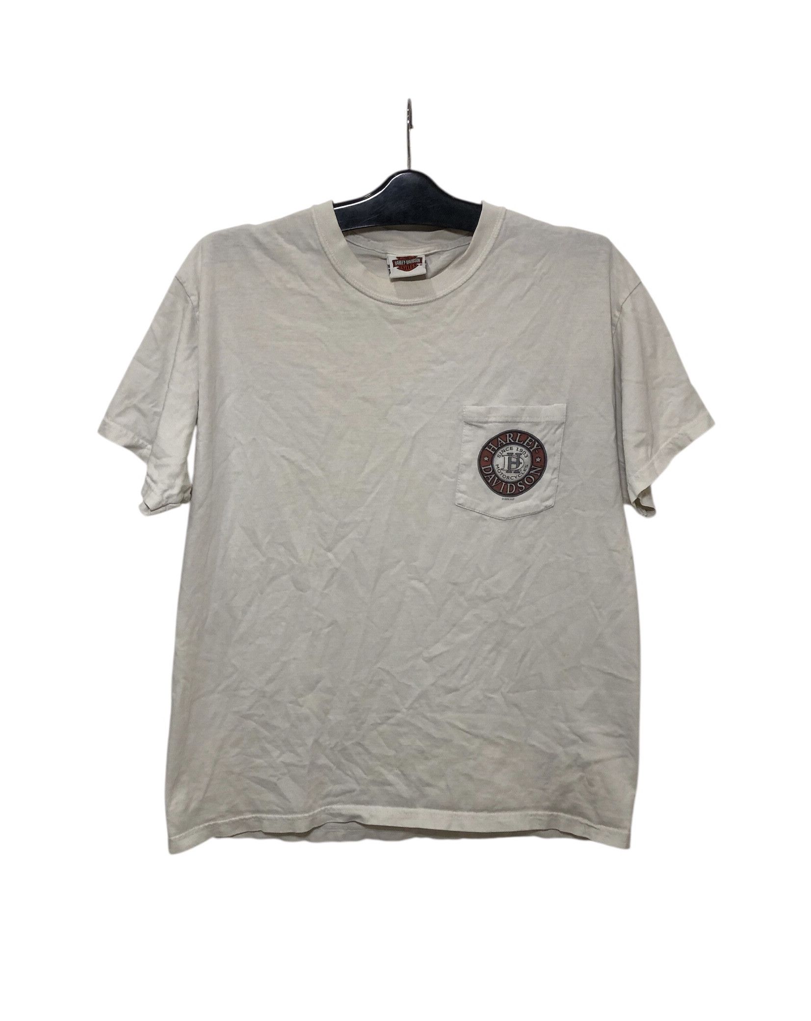 Harley Davidson × Vintage Vintage Y2k Harley Davidson Single Pocket Tshirt Size US L / EU 52-54 / 3 - 2 Thumbnail