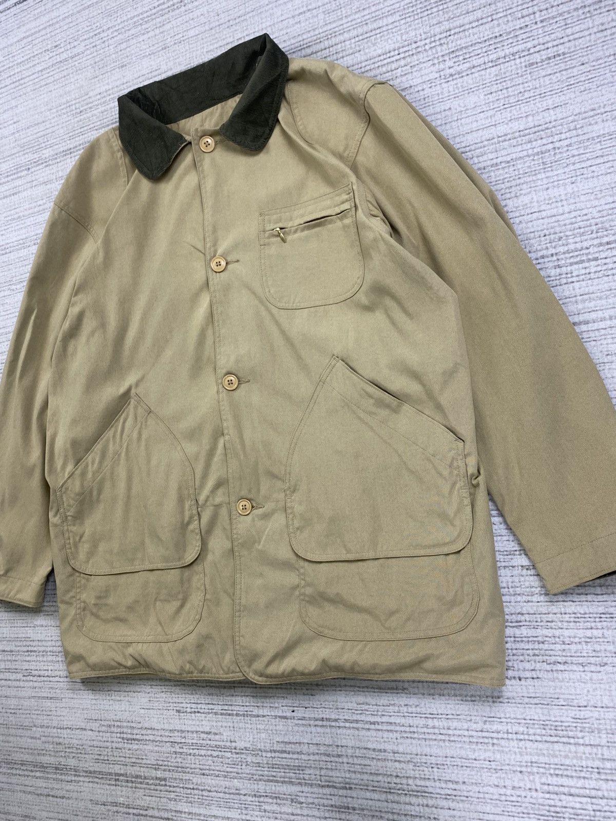 L.L. Bean Vintage 80s L.L.Bean Made In USA Duck Canvas Workers Jacket Size US XL / EU 56 / 4 - 4 Thumbnail