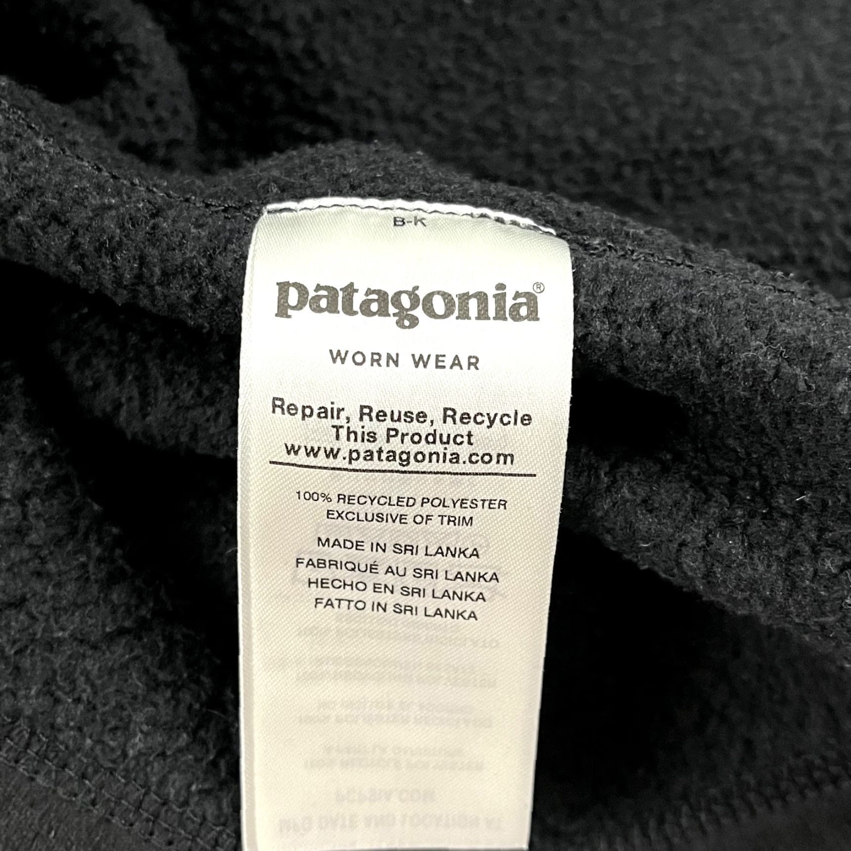Patagonia PATAGONIA Vest Womens Medium Black Better Sweater Full Zip Hiking Logo Vest Size M / US 6-8 / IT 42-44 - 7 Thumbnail