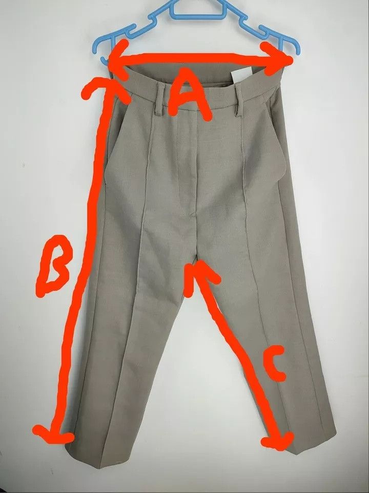 Maison Margiela MM6 MAISON MARGIELA s52ka0204 Formal Trouser Taupe Pants Size 26" / US 2 / IT 38 - 11 Thumbnail