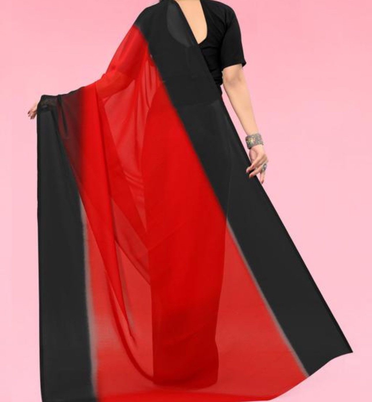 The Unbranded Brand Saree Size ONE SIZE - 3 Thumbnail