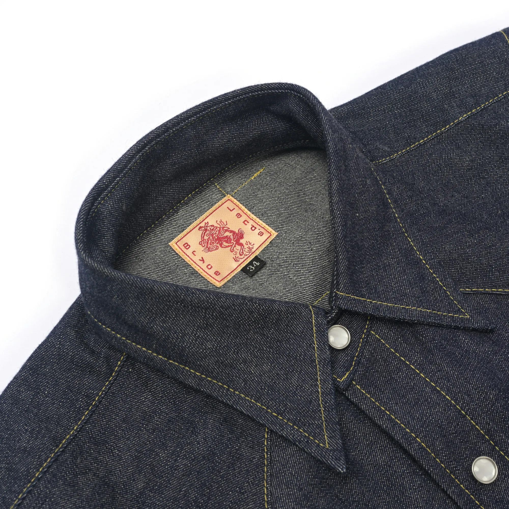 Bryceland's Westerner Denim Shirt (34) in Blue, Men's (Size Xs) — image 3 of 6