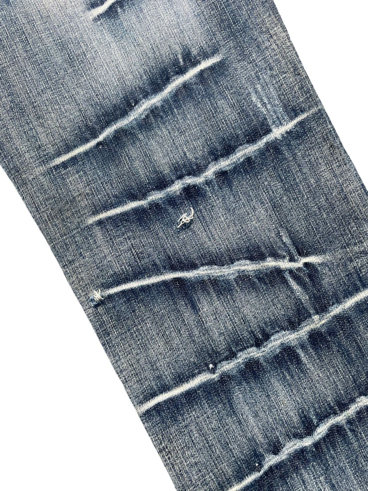 Japanese Brand Hi-Hop Custom Distresed Denim Size US 34 / EU 50 - 8 Thumbnail