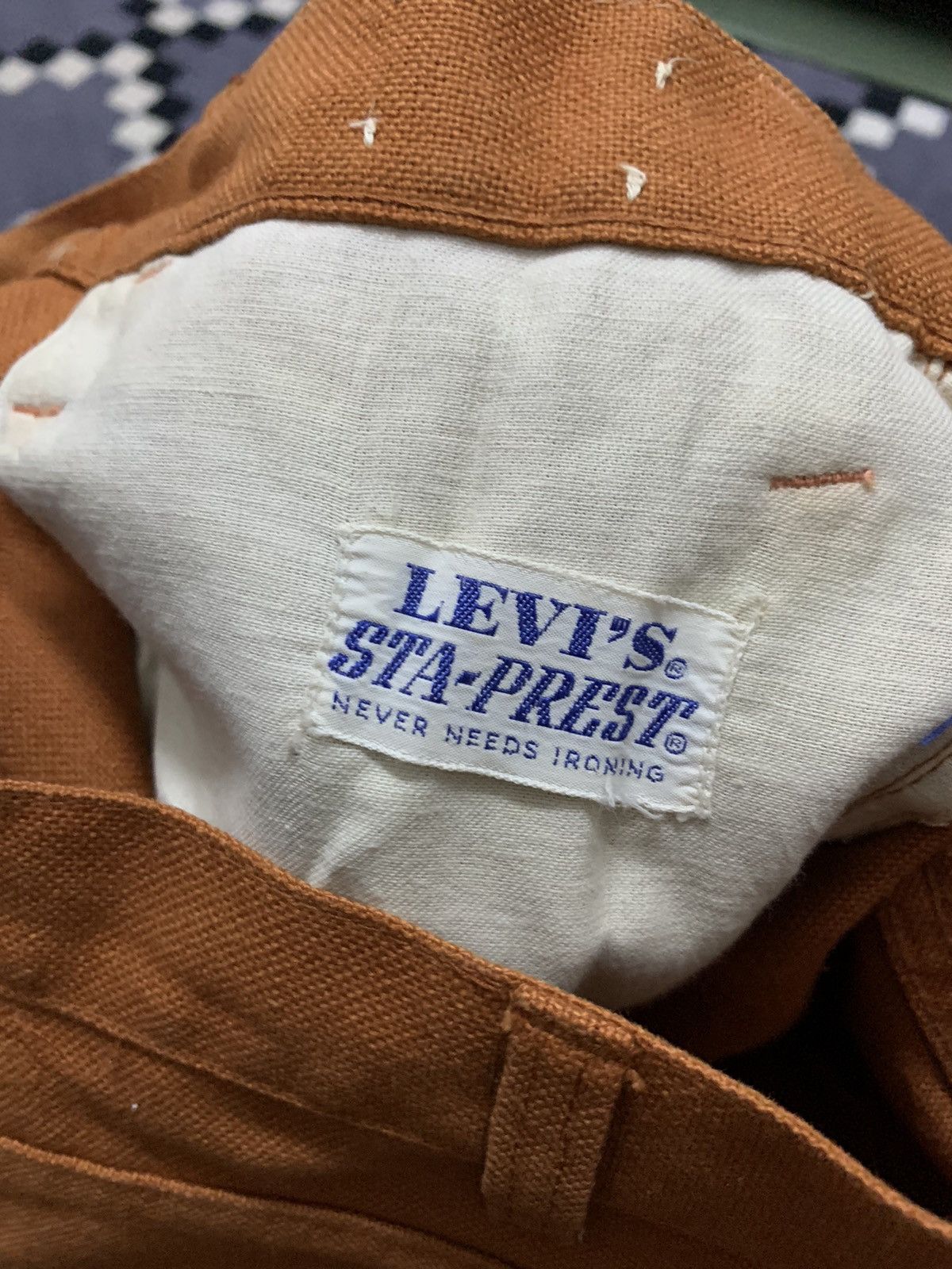 Levi's × Vintage Vintage levis sta prest big E 70s Size US 30 / EU 46 - 8 Thumbnail