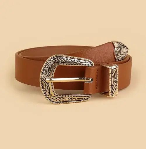 Other Fukatsu x Kudou Brown Color PU Leather Belt Size ONE SIZE - 1 Thumbnail