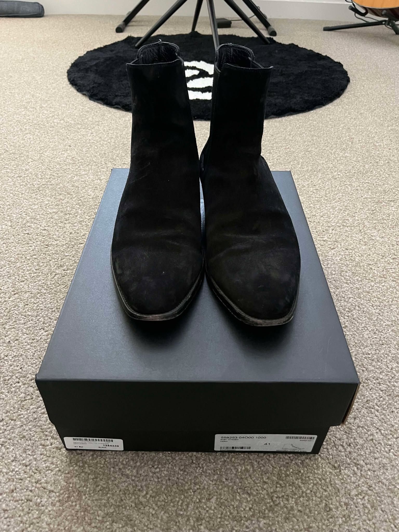 Saint Laurent Paris SLP Wyatt Chelsea Boots Size US 8 / EU 41 - 4 Thumbnail