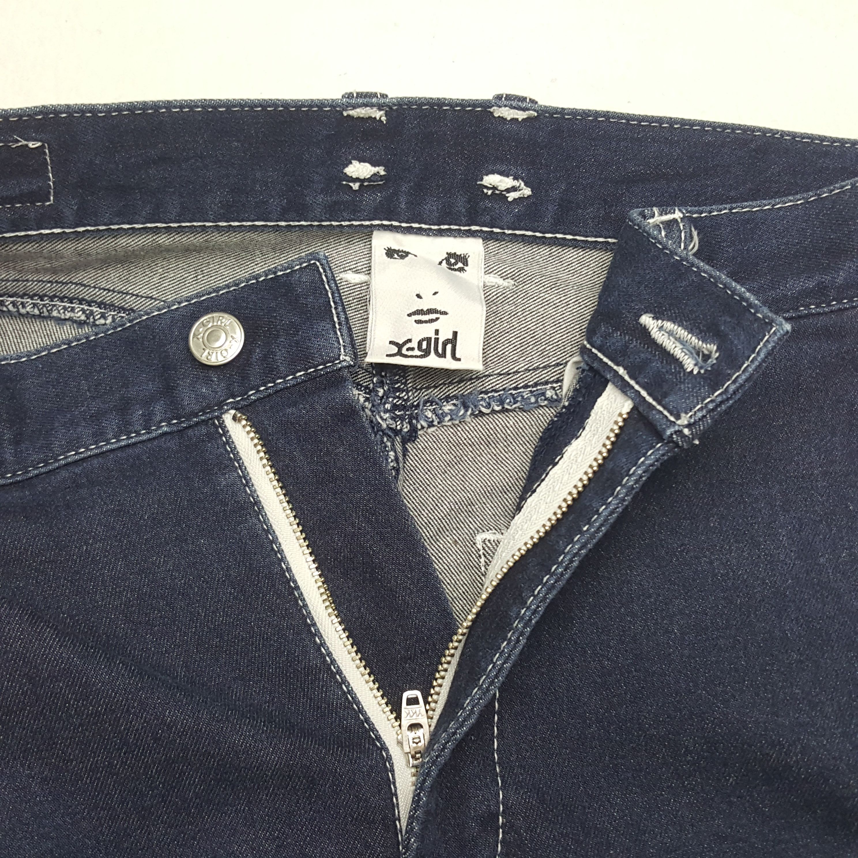 Japanese Brand × Vintage Vintage Xgirl Japanese Cargo Multi Zipper Pants Size US 27 - 12 Thumbnail