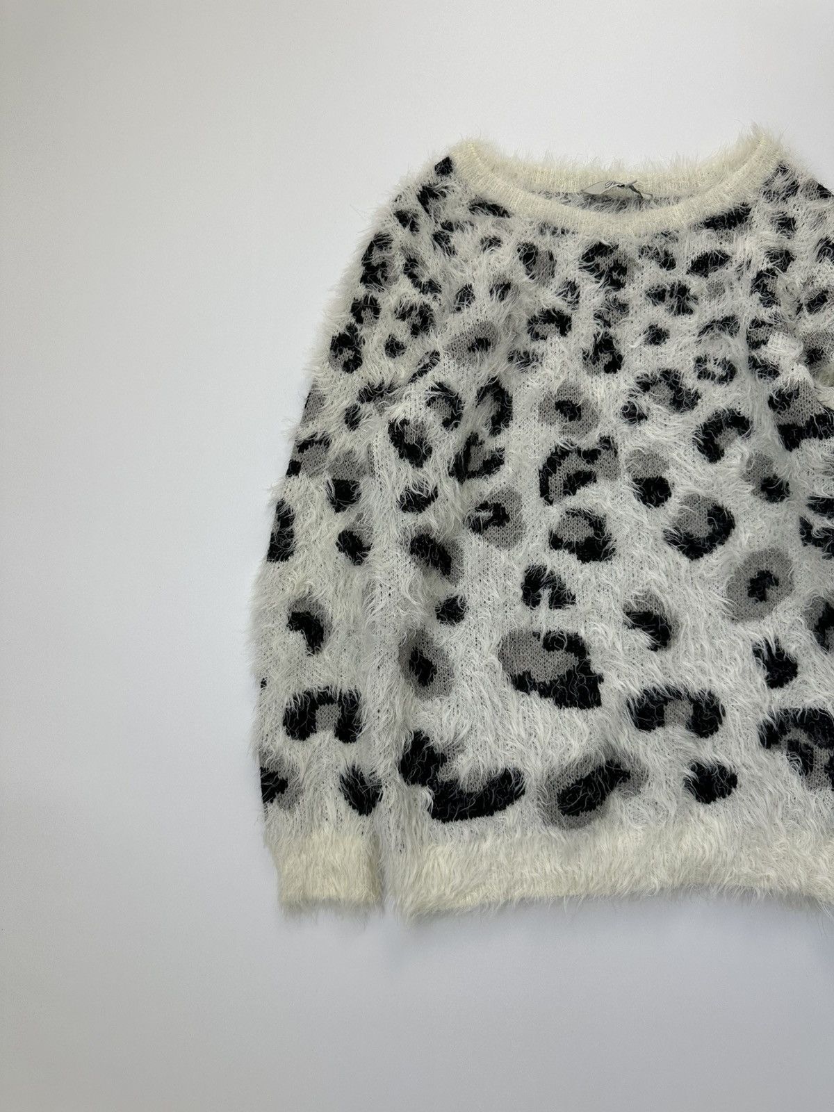 Japanese Brand Faux Fur Style Women’s Swearer Plaid White Size M / US 6-8 / IT 42-44 - 3 Thumbnail