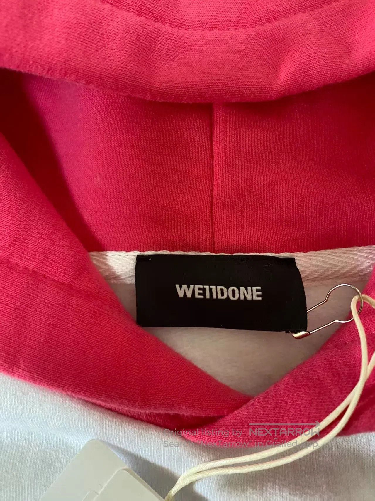 WE11DONE we11done Colorblock Logo Lettering Hoodie. Size US XS / EU 42 / 0 - 3 Thumbnail