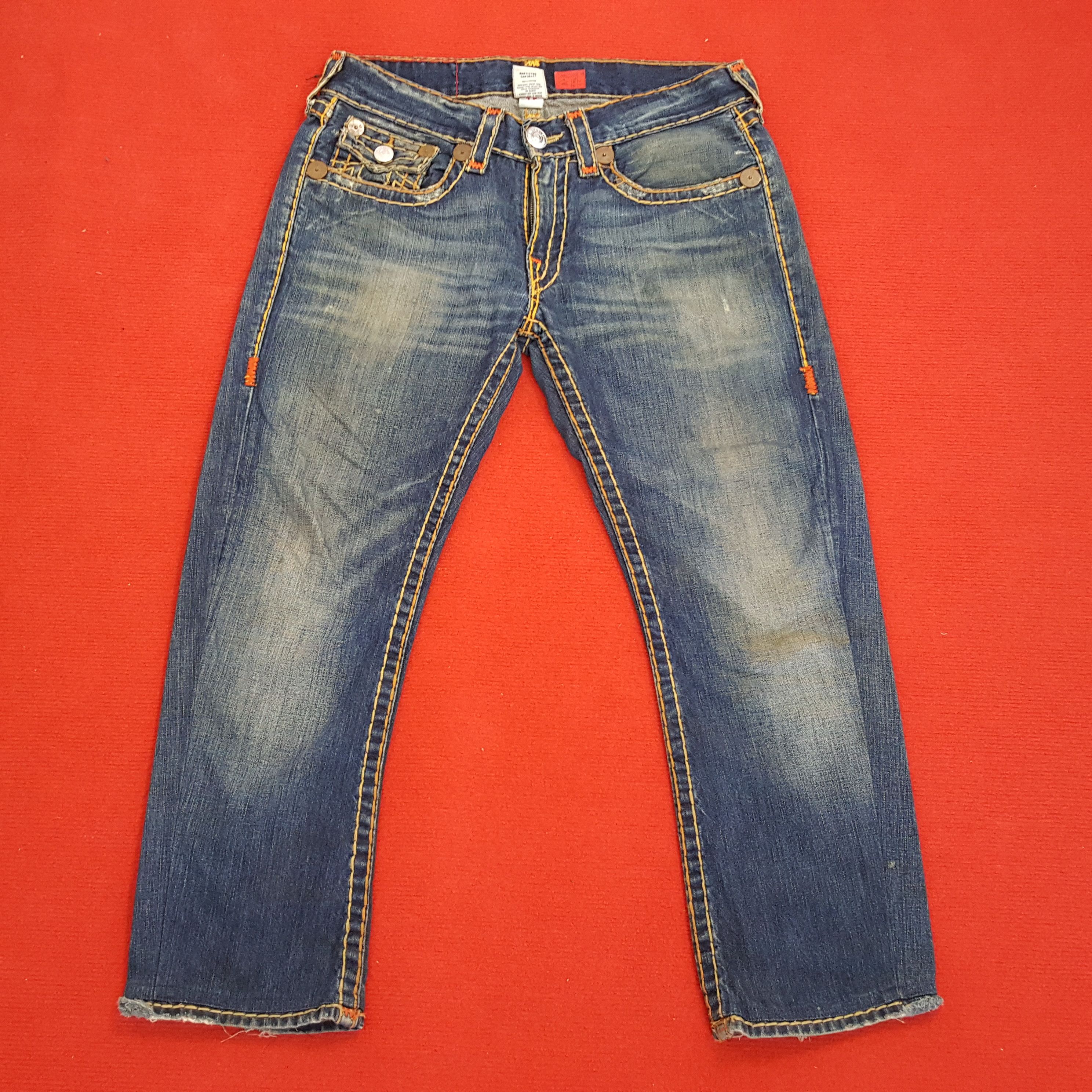 True Religion × Vintage True Religion Billy Super T Fashion Style Jeans Size US 35 - 4 Thumbnail