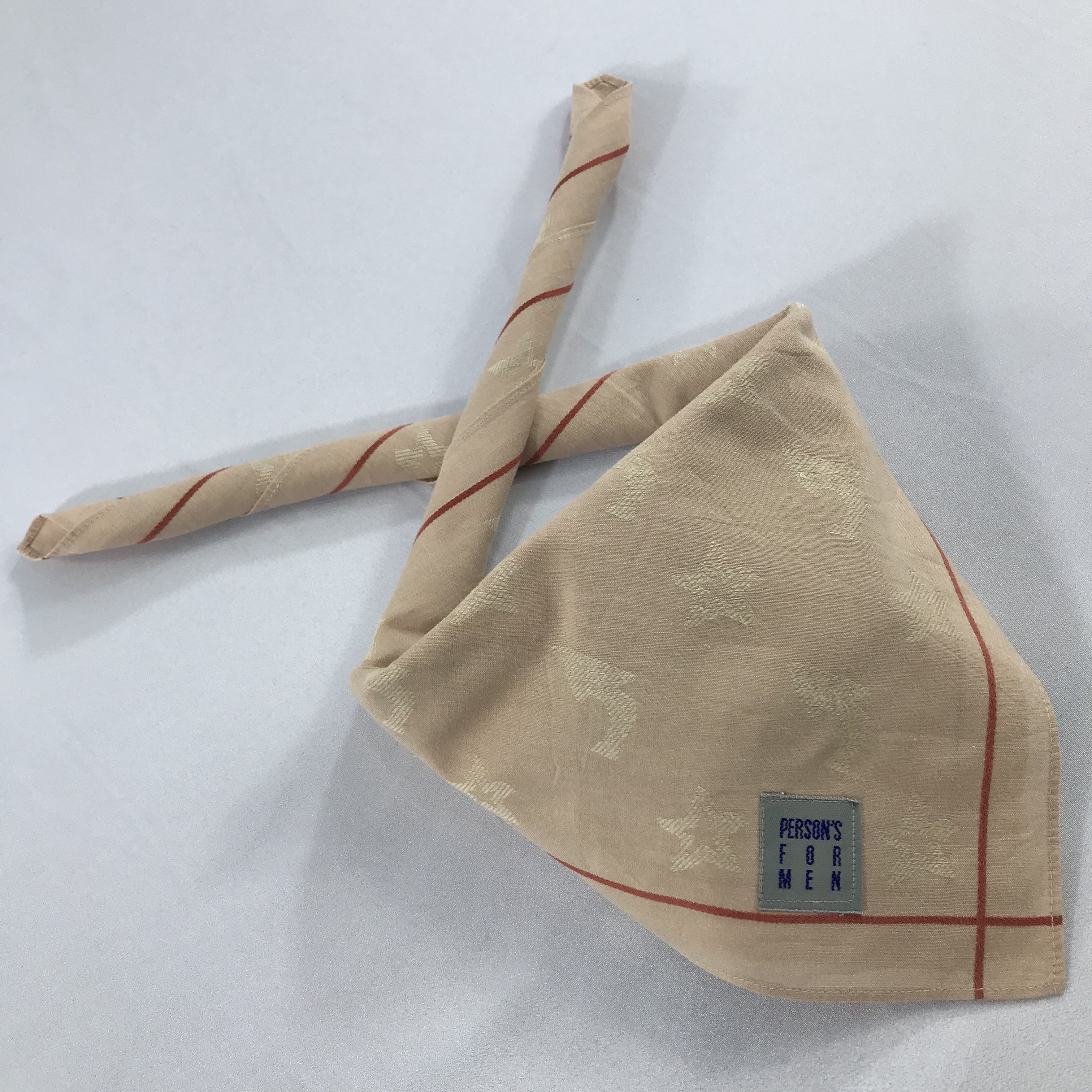 PERSON'S × Vintage Person's Bandana / Handkerchief / Neckerchief - S1952 Size ONE SIZE - 4 Thumbnail