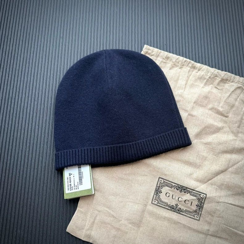 Gucci Gucci SizeM Cashmere knitted hat Size ONE SIZE - 2 Thumbnail