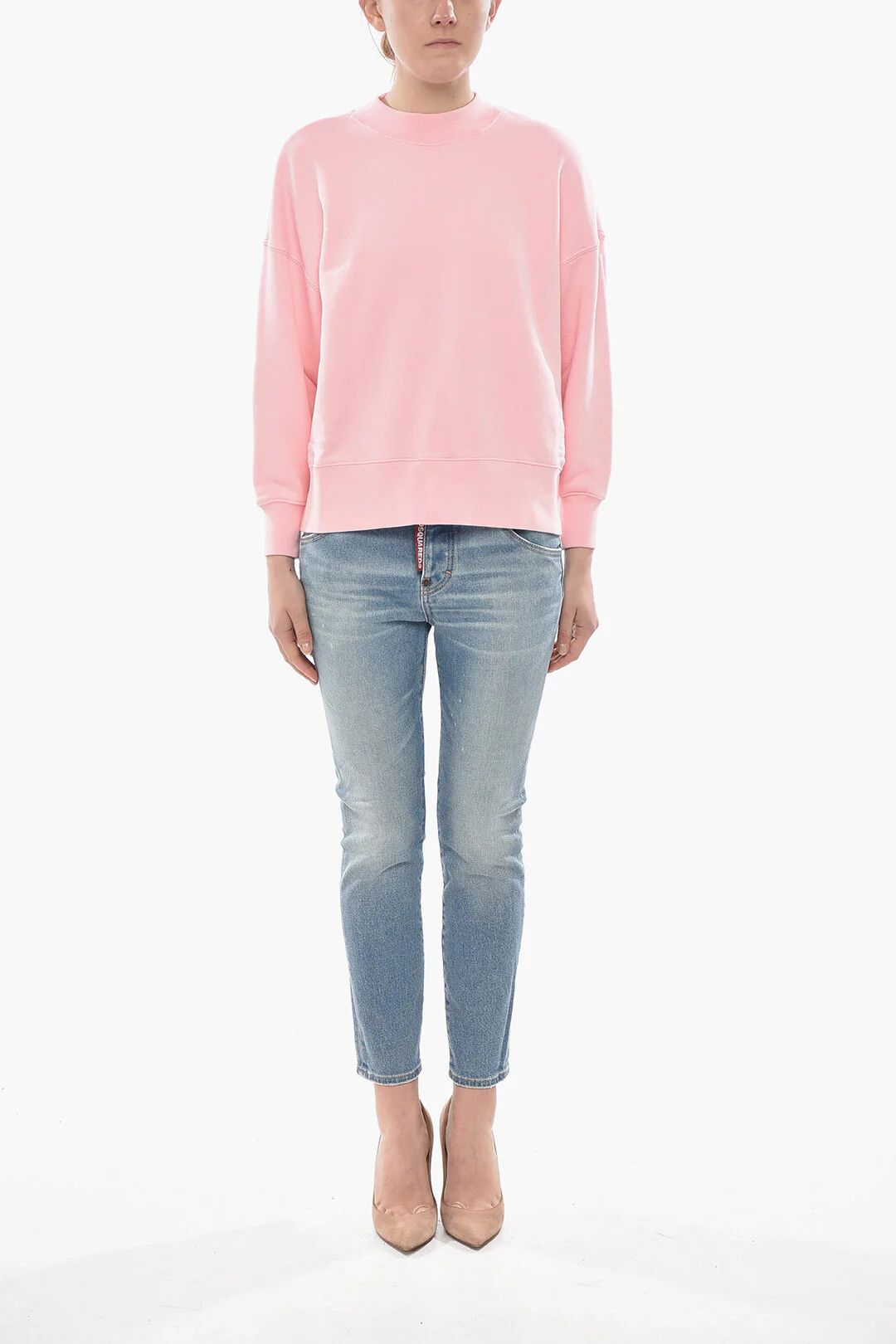 Palm Angels og1mm0326 Crewneck Sweatshirt in Pink Size XL / US 12-14 / IT 48-50 - 4 Thumbnail