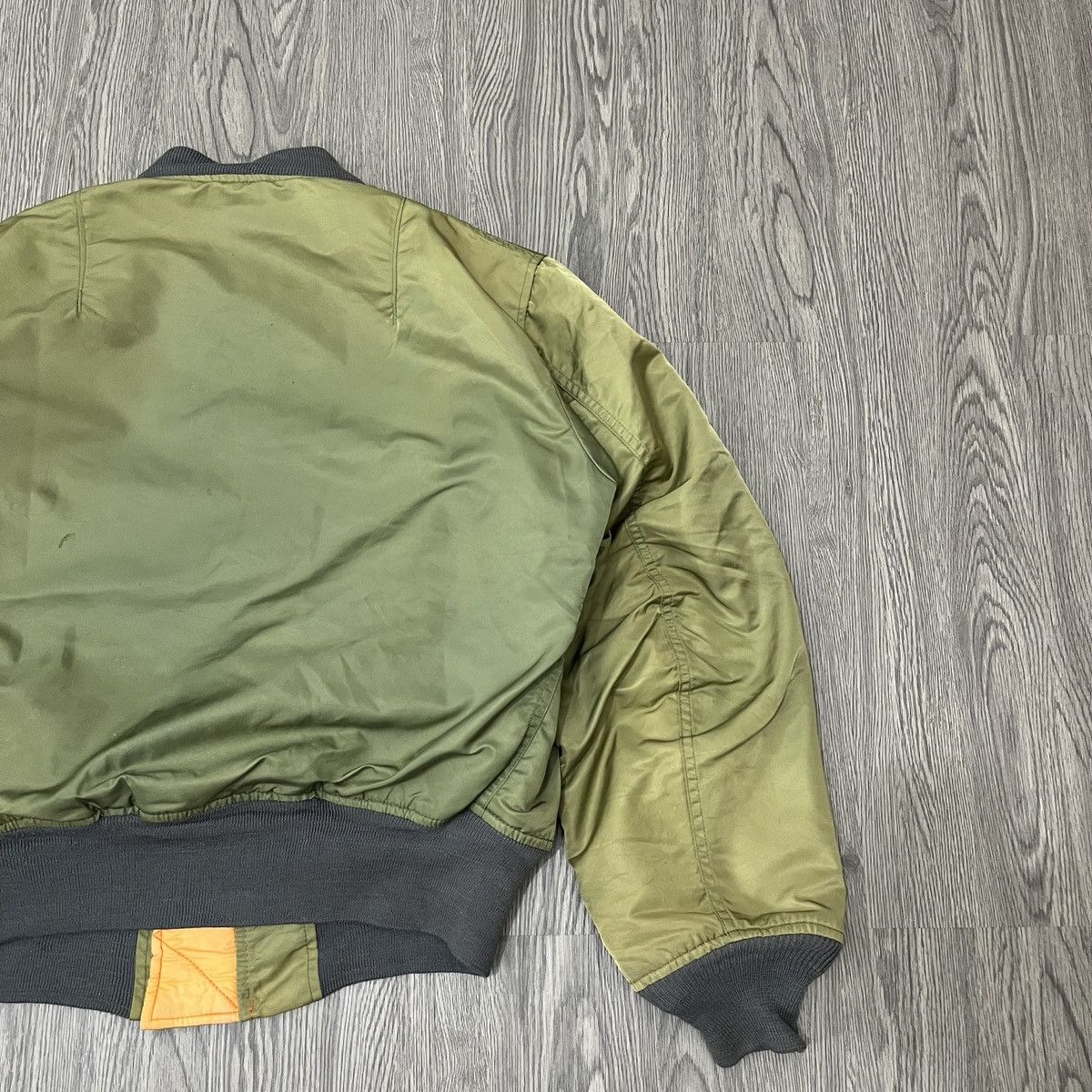 Alpha Industries Crazy Sunfaded Greenbrier Ind Ma-1 Fly Bomber Jacket Size US M / EU 48-50 / 2 - 10 Thumbnail