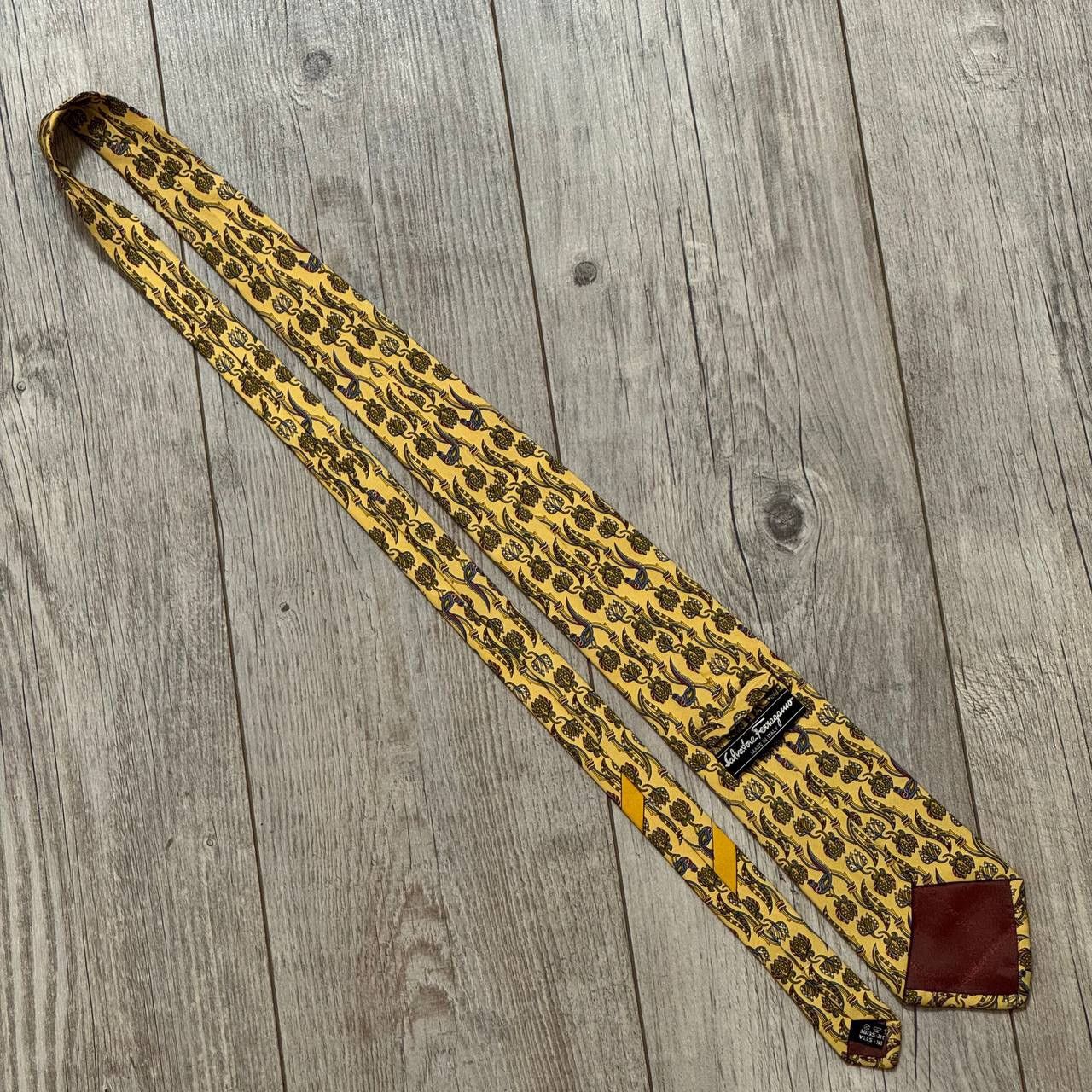 Salvatore Ferragamo Salvatore Feragamo Silk Tie Size ONE SIZE - 4 Thumbnail