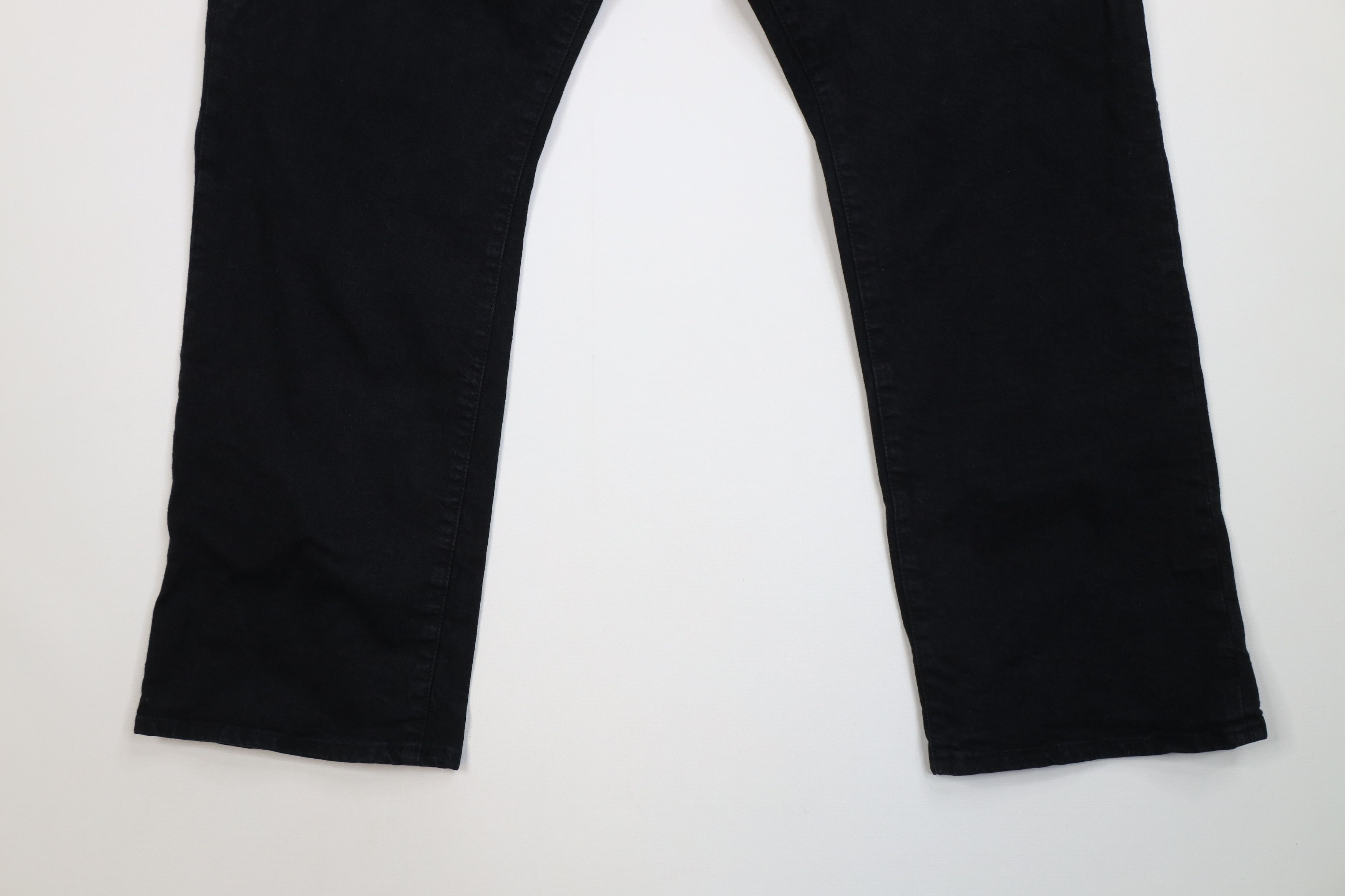 Ralph Lauren Vintage Ralph Lauren Stretch Wide Leg Denim Jeans Black Size US 36 / EU 52 - 4 Thumbnail