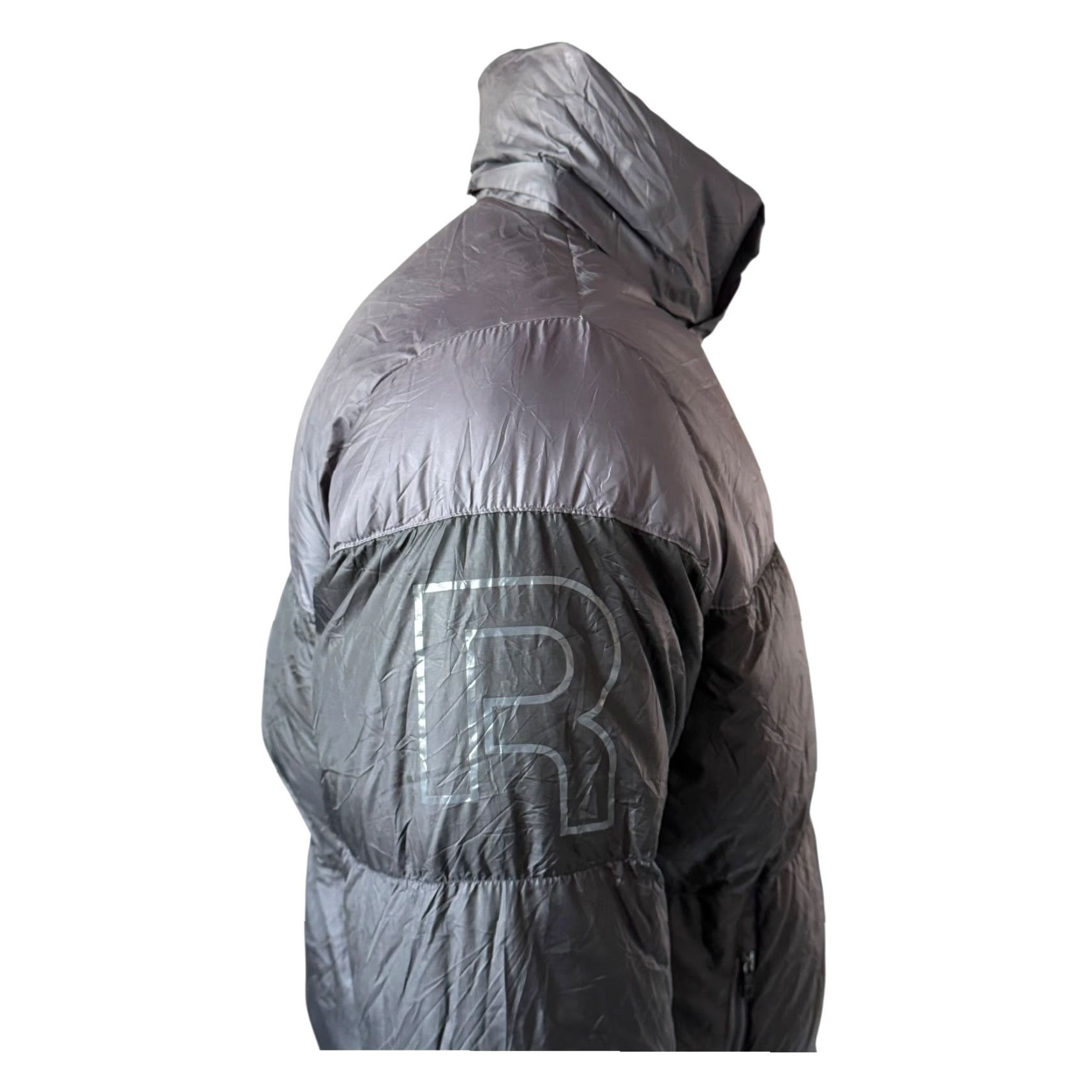 Reebok Reebok Classic Puffer Jacket – Black/Grey Full Zip High Neck Coat Size 95 (Men) Size US S / EU 44-46 / 1 - 6 Thumbnail