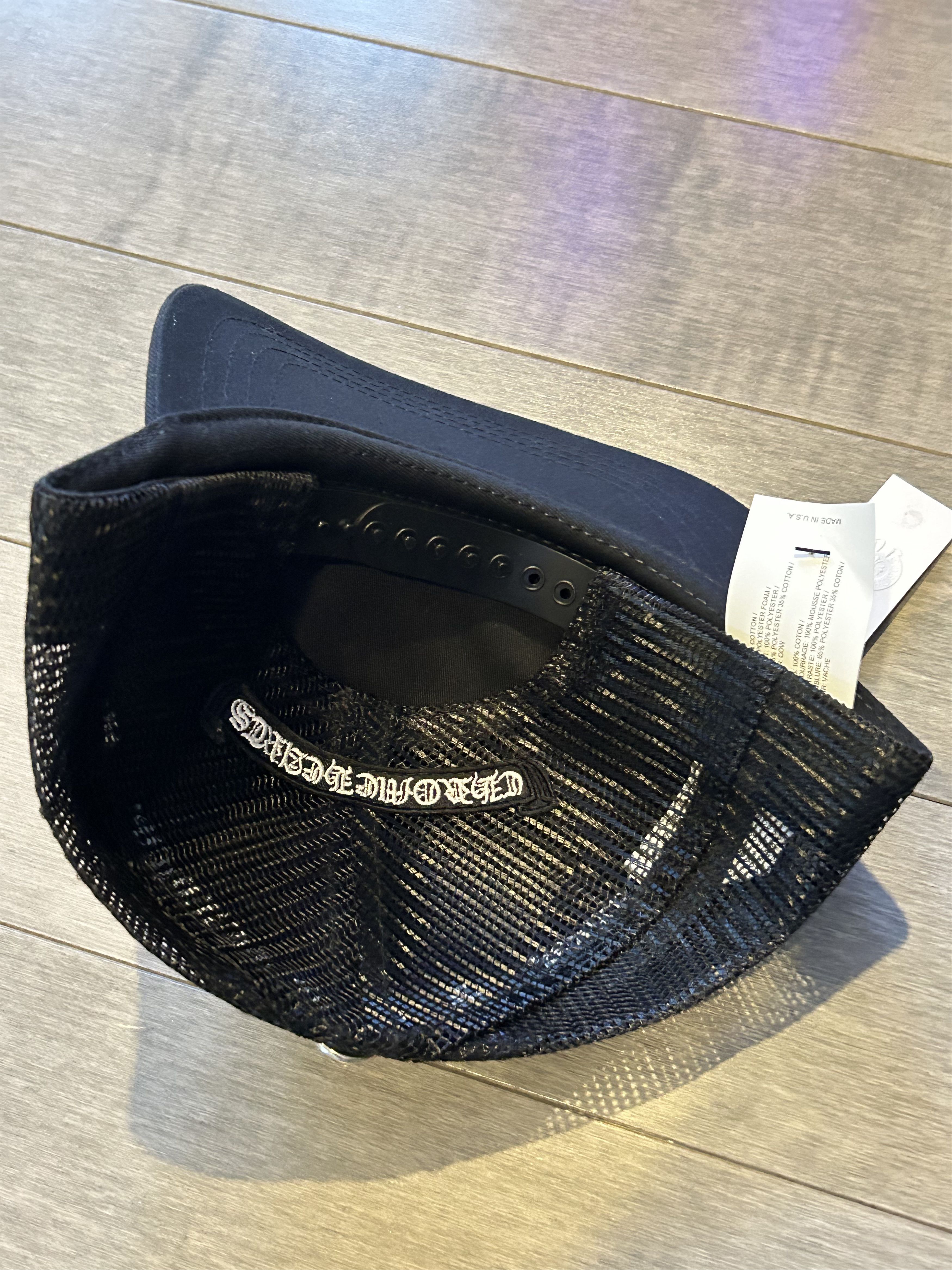 Chrome Hearts Chrome Hearts Cemetery Leather Patch Trucker Hat Camo Size ONE SIZE - 2 Thumbnail