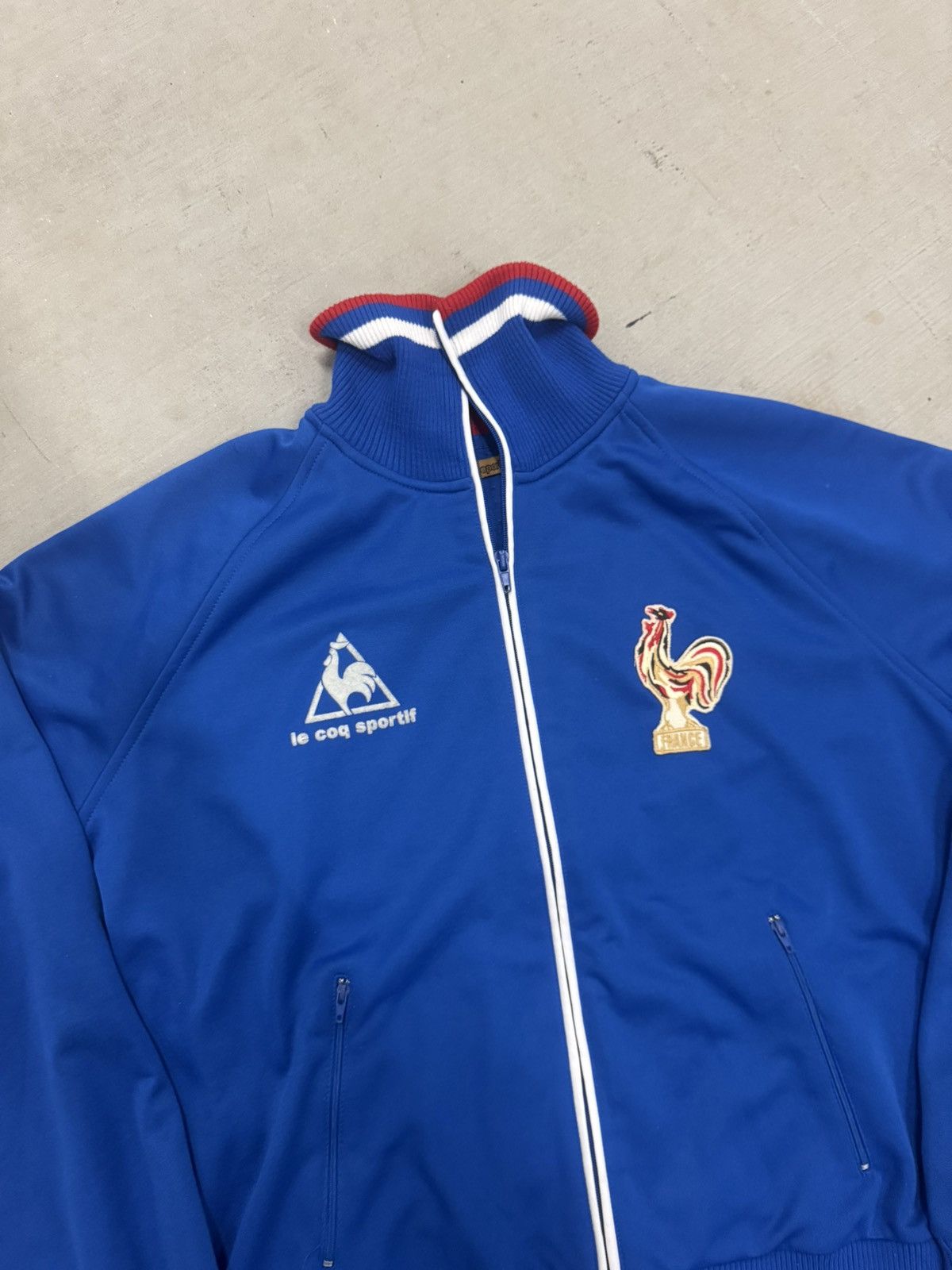 4GSELLER Vintage le coq sportif France Soccer Track Jacket Size US XL / EU 56 / 4 - 5 Thumbnail