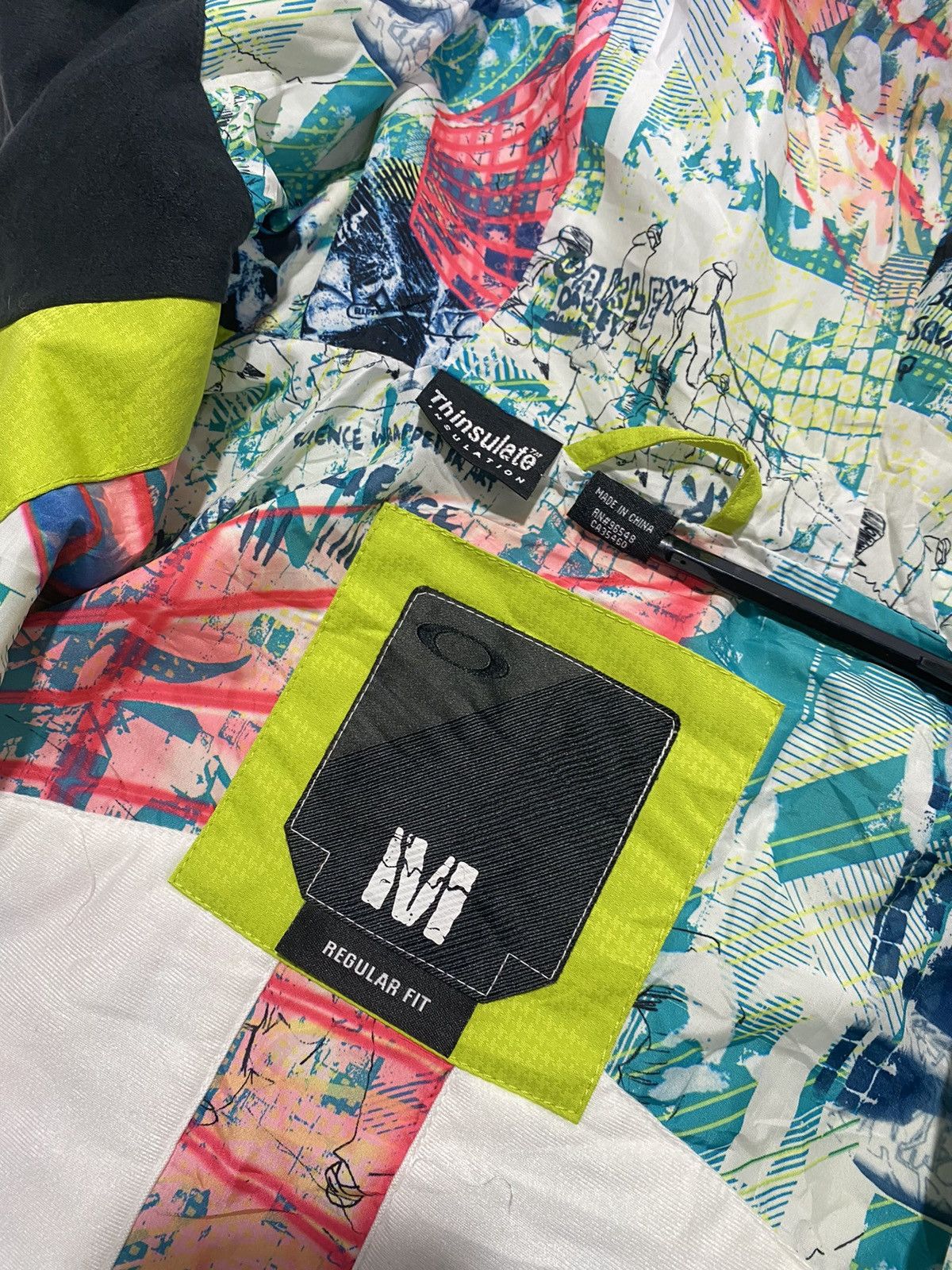 Oakley rare oakley thinsulate green ski snowboard jacket Size US L / EU 52-54 / 3 - 6 Thumbnail