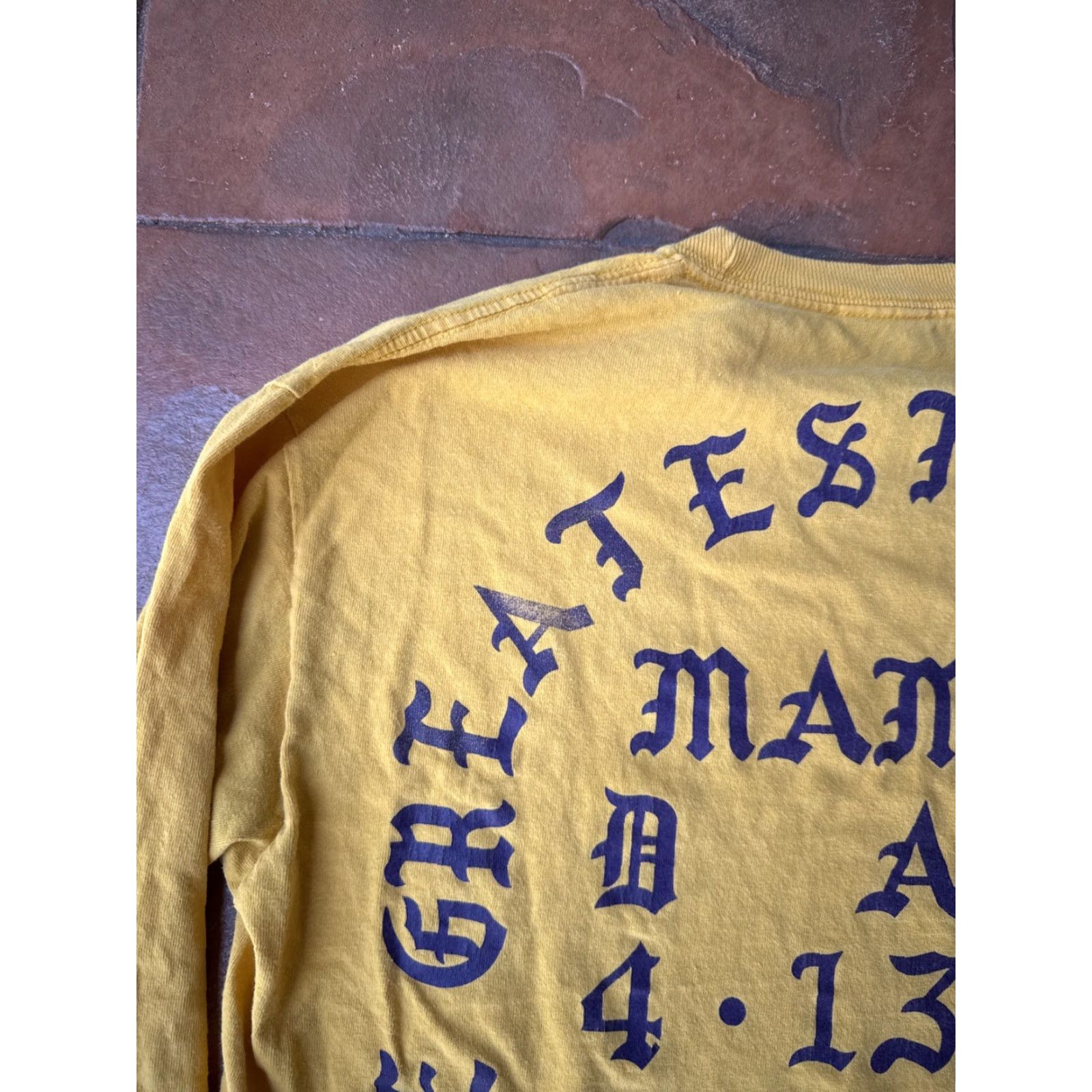 Yeezy VINTAGE Kanye West I Feel Like Kobe Mamba Day Long Sleeve Shirt Medium 100% Authentic Size US M / EU 48-50 / 2 - 4 Thumbnail