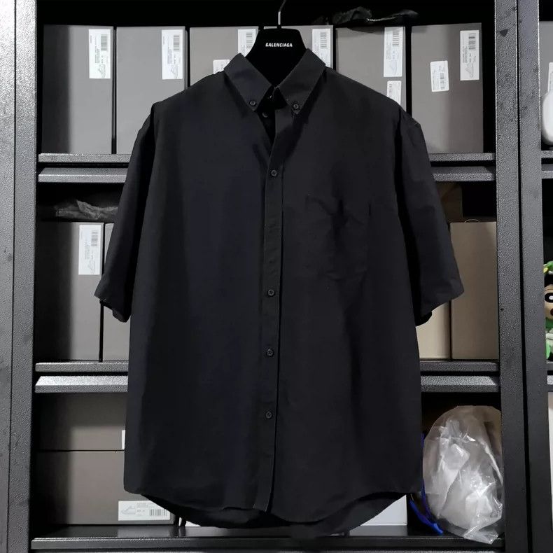 Balenciaga Balenciaga size 38 Letter printed lapel single-breasted lo Size US XS / EU 42 / 0 - 1 Thumbnail
