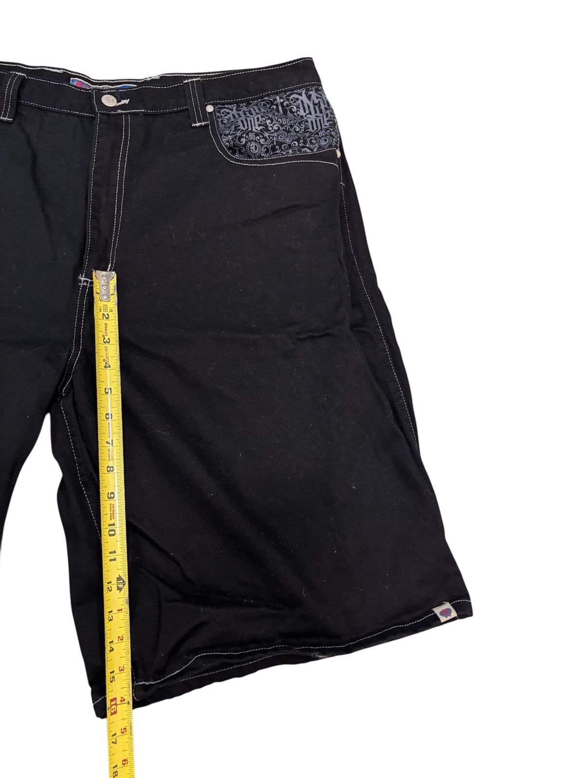 JNCO Vintage 90s Jnco Style Jean Shorts Mens 42 Graffiti Back Hit Size US 42 / EU 58 - 15 Thumbnail
