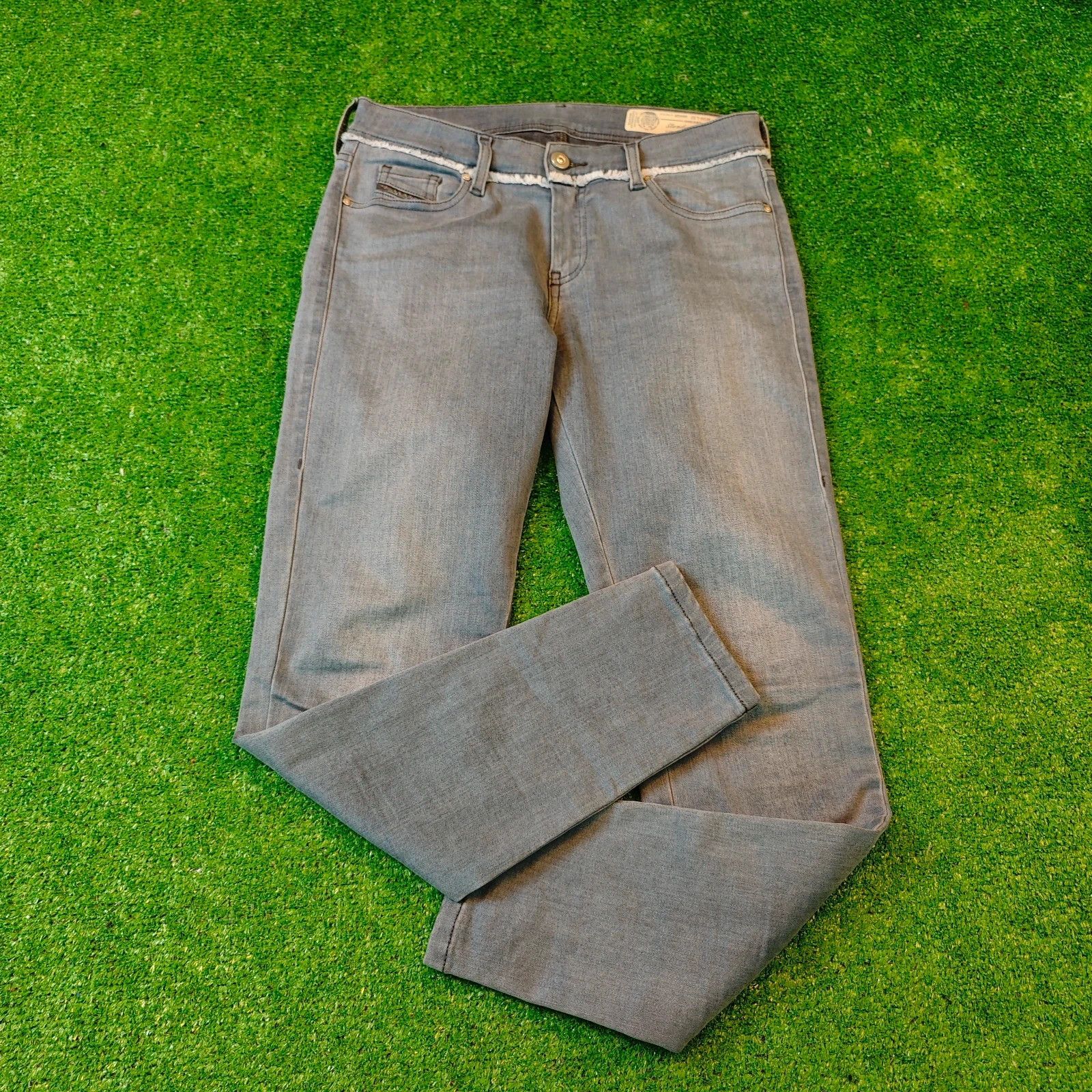 Diesel Slandy Ankle W Jeans Womens 28x32 gray super slim