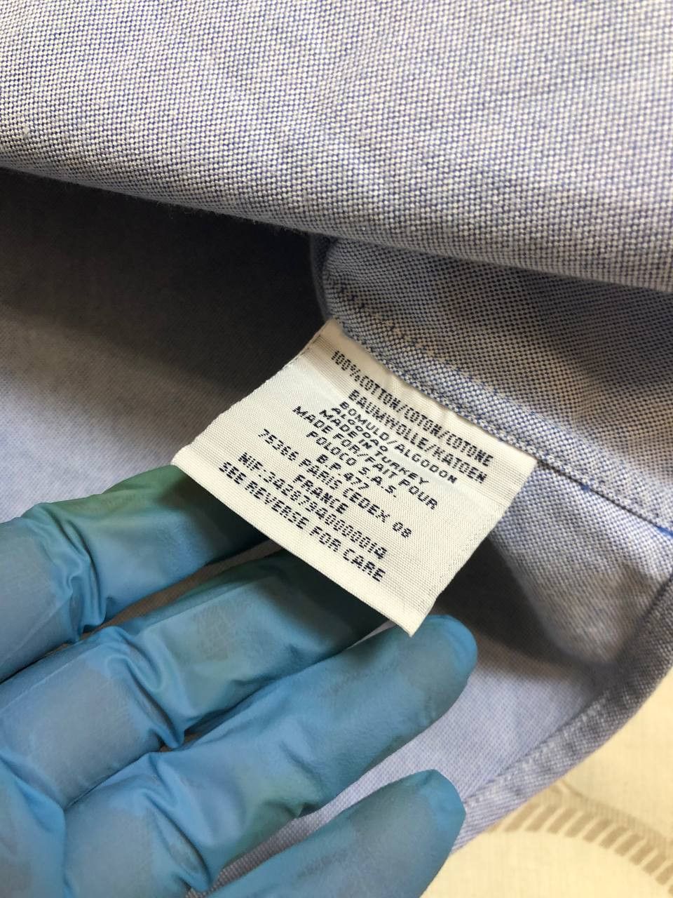 Polo Ralph Lauren Polo Ralph Lauren Blue Oxford Button Down Shirt Size US L / EU 52-54 / 3 - 3 Thumbnail