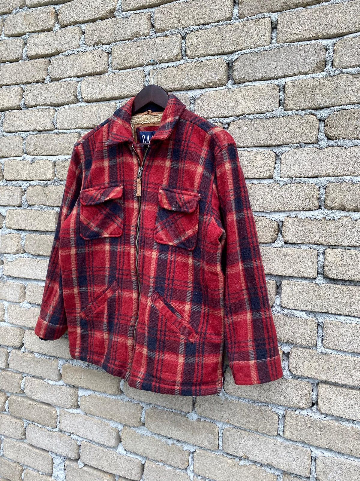 Gap Gap Plaid Tartan Jacket With Fleece Lined Size US M / EU 48-50 / 2 - 4 Thumbnail