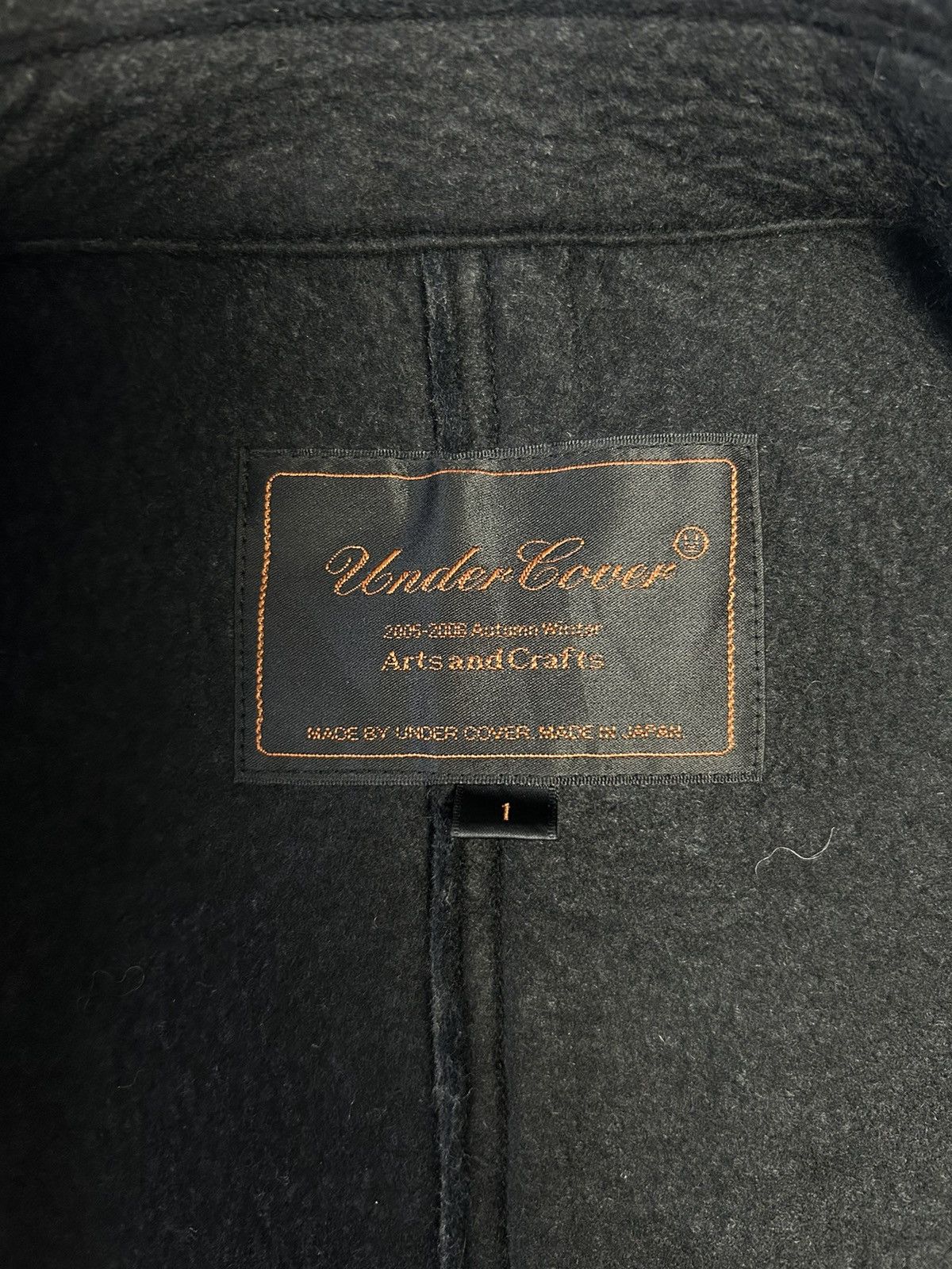 Japanese Brand × Jun Takahashi × Undercover UNDERCOVER ARTS & CRAFTS WOOL JACKET Size ONE SIZE - 4 Thumbnail